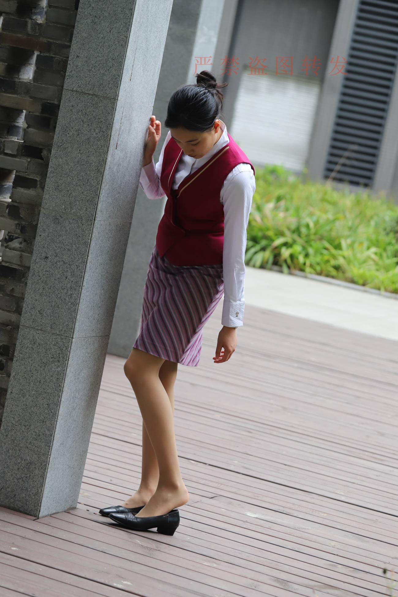 图片[60]-大西瓜爱牙膏-2018 5月活动 模特2（二） 空乘制服 (1)[260P] – 速更版-美库