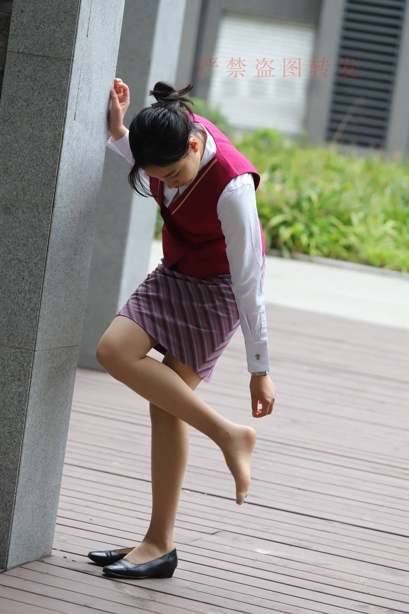 图片[68]-大西瓜爱牙膏-2018 5月活动 模特2（二） 空乘制服 (1)[260P] – 速更版-美库