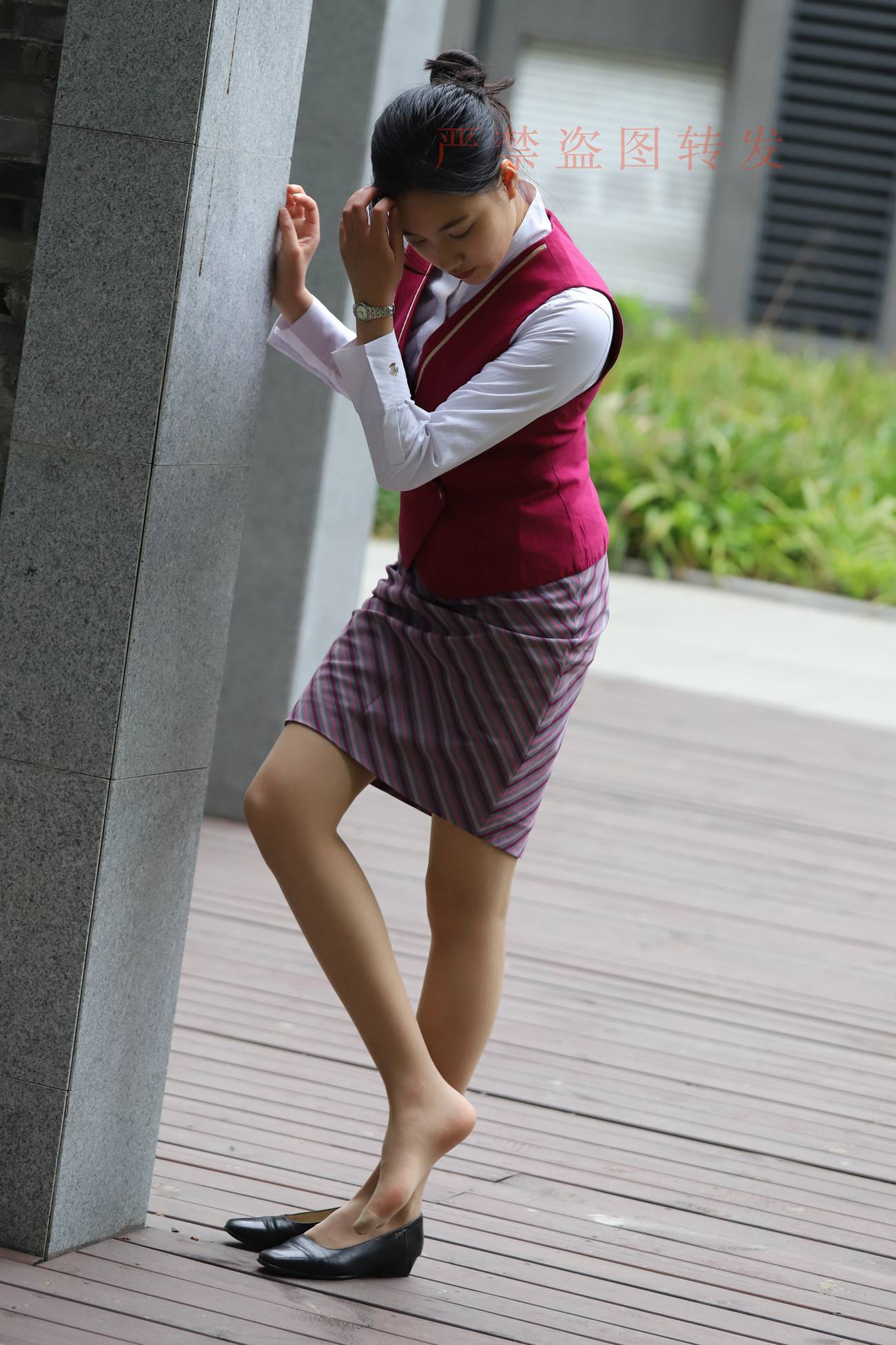 图片[69]-大西瓜爱牙膏-2018 5月活动 模特2（二） 空乘制服 (1)[260P] – 速更版-美库