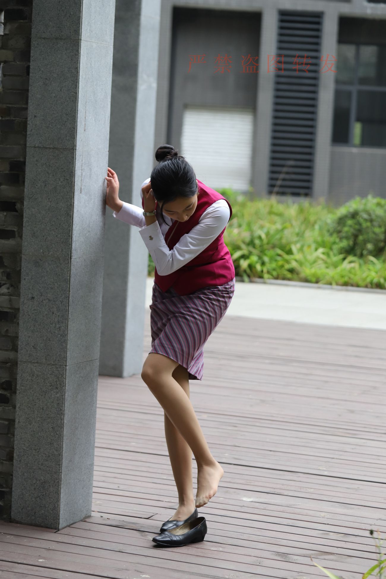 图片[73]-大西瓜爱牙膏-2018 5月活动 模特2（二） 空乘制服 (1)[260P] – 速更版-美库