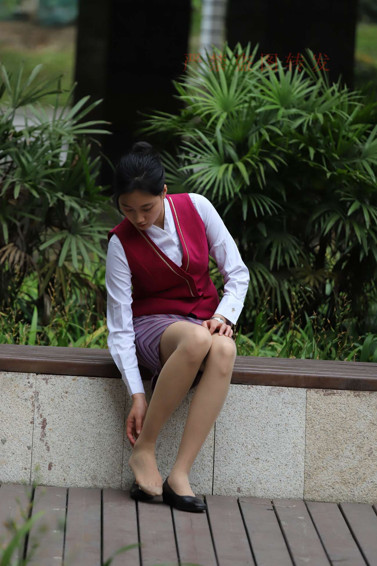 图片[91]-大西瓜爱牙膏-2018 5月活动 模特2（二） 空乘制服 (1)[260P] – 速更版-美库