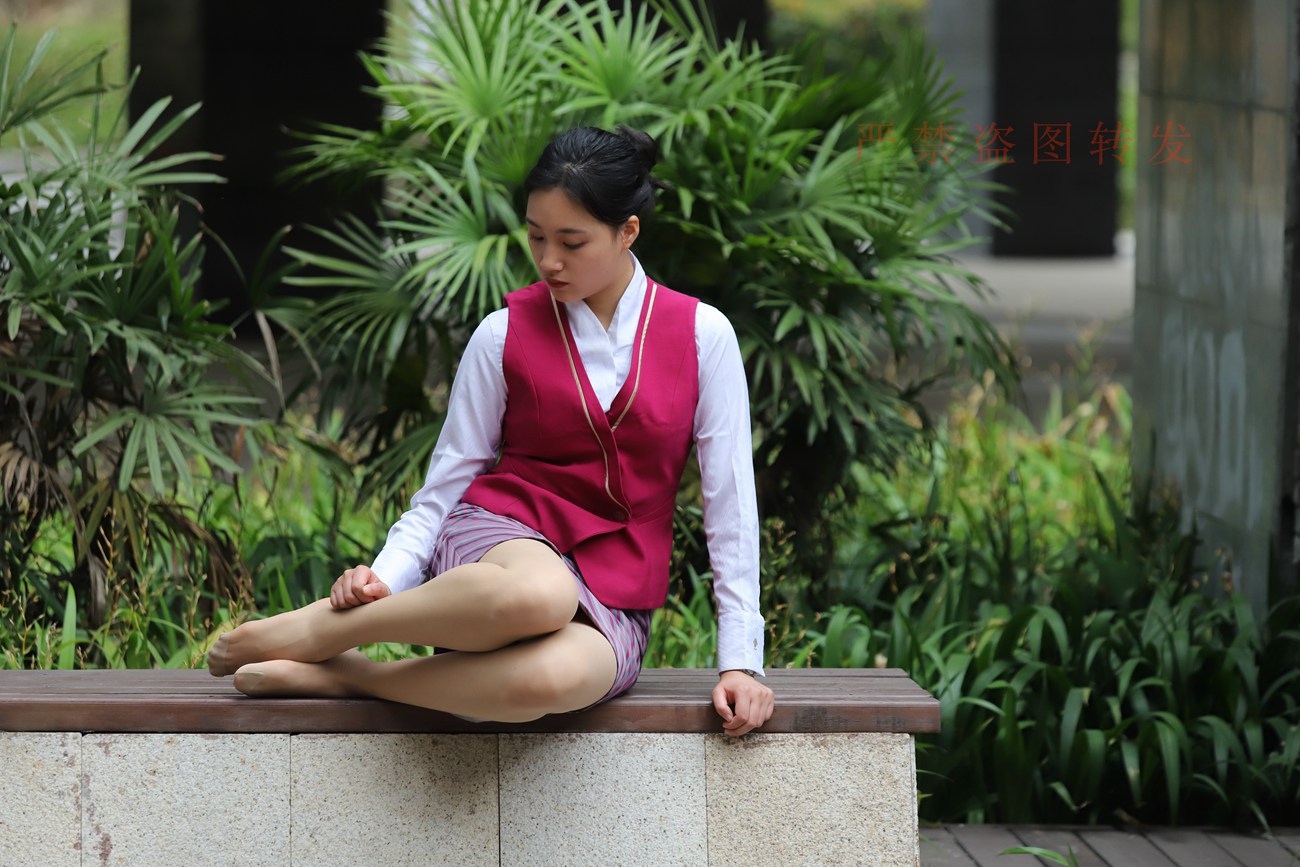 图片[123]-大西瓜爱牙膏-2018 5月活动 模特2（二） 空乘制服 (1)[260P] – 速更版-美库