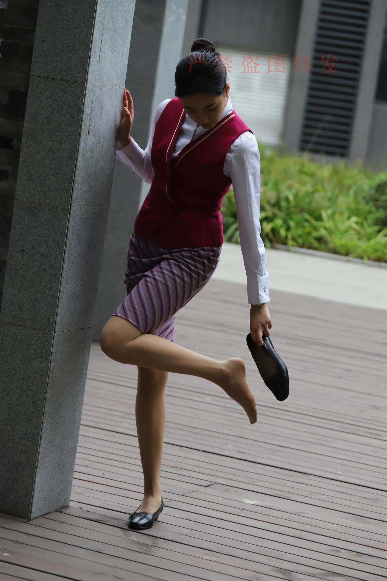 图片[154]-大西瓜爱牙膏-2018 5月活动 模特2（二） 空乘制服 (1)[260P] – 速更版-美库