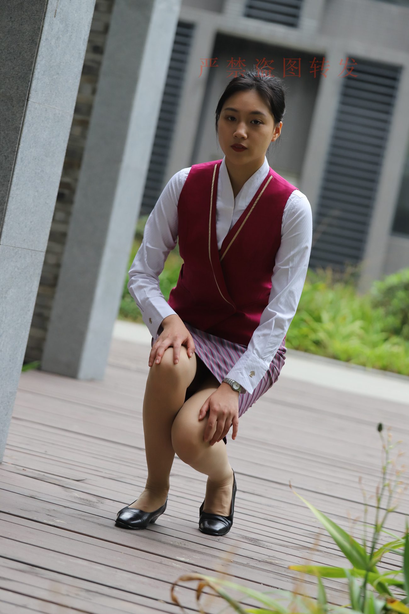 图片[176]-大西瓜爱牙膏-2018 5月活动 模特2（二） 空乘制服 (1)[260P] – 速更版-美库