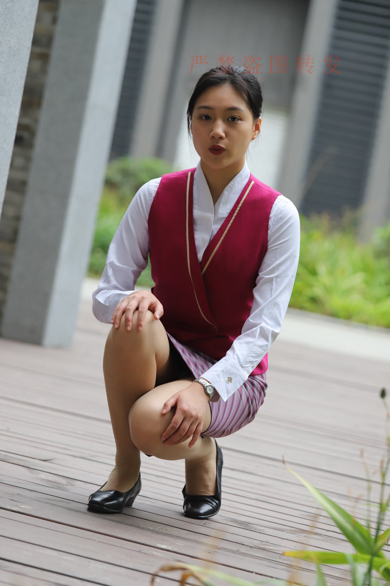 图片[177]-大西瓜爱牙膏-2018 5月活动 模特2（二） 空乘制服 (1)[260P] – 速更版-美库