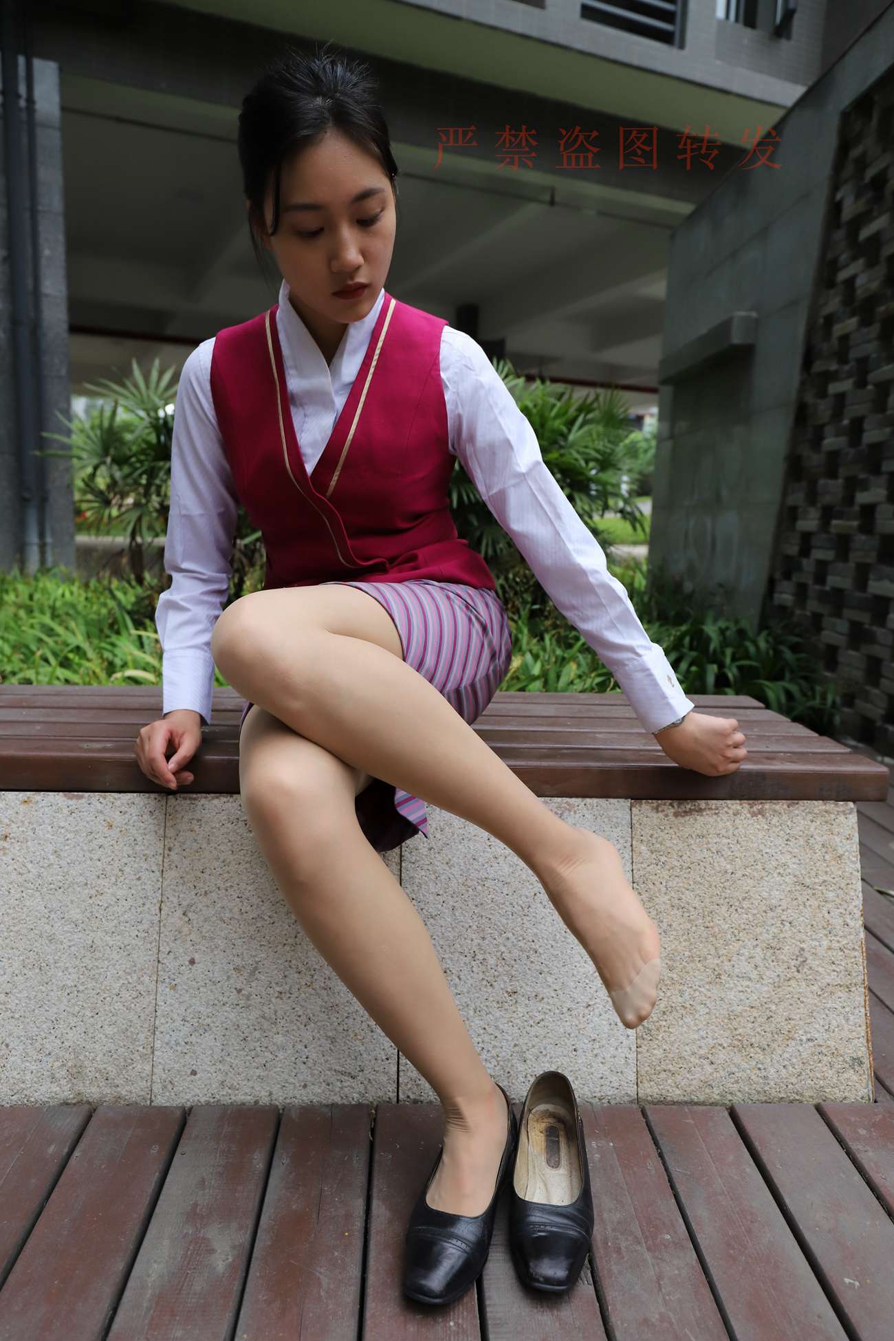 图片[206]-大西瓜爱牙膏-2018 5月活动 模特2（二） 空乘制服 (1)[260P] – 速更版-美库