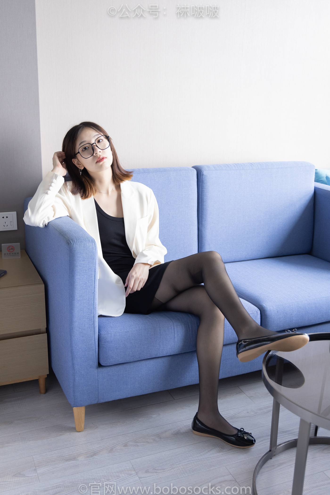 图片[10]-[BoBoSocks袜啵啵]NO.032 小甜豆-平底鞋、黑丝[144P] – 速更版-美库