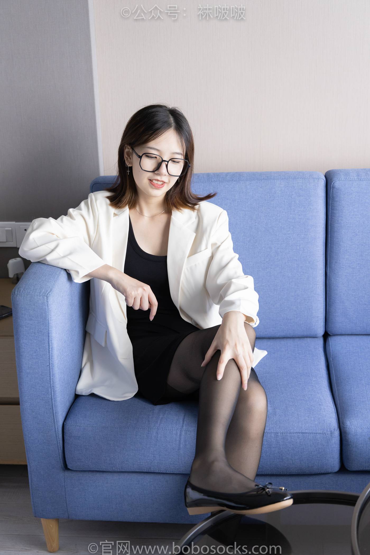 图片[13]-[BoBoSocks袜啵啵]NO.032 小甜豆-平底鞋、黑丝[144P] – 速更版-美库