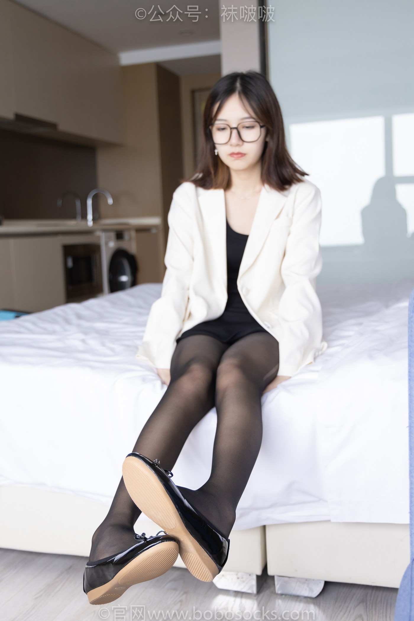 图片[136]-[BoBoSocks袜啵啵]NO.032 小甜豆-平底鞋、黑丝[144P] – 速更版-美库