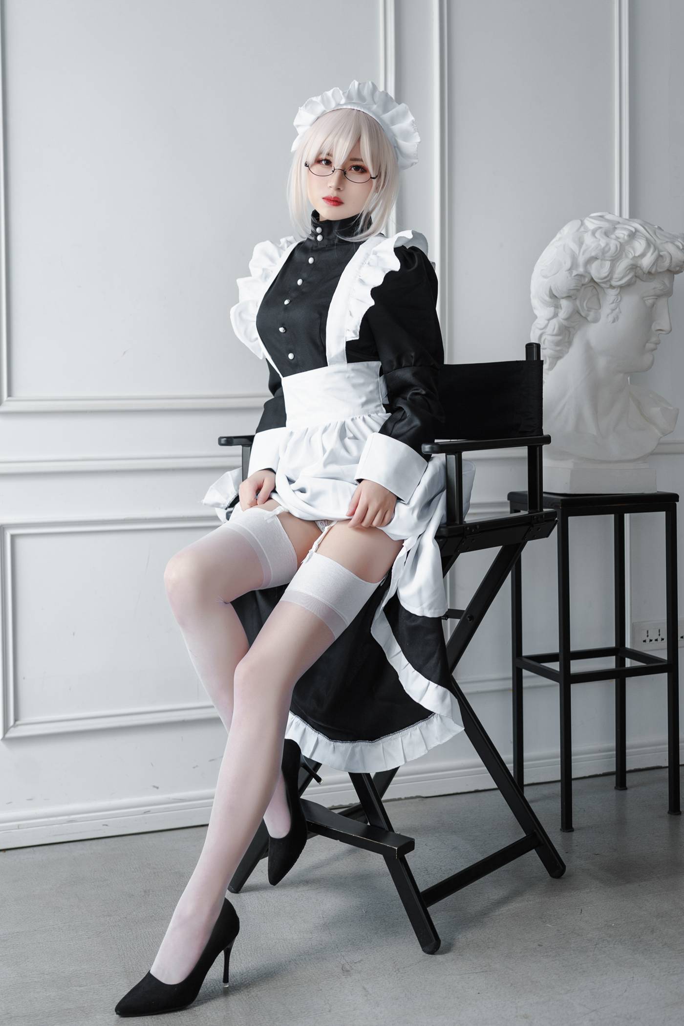 图片[11]-田璐璐 – 女仆长裙[29P] – 速更版-美库