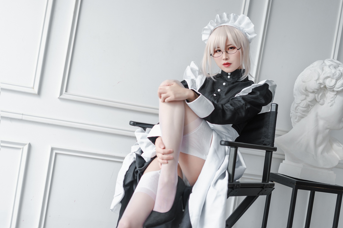 图片[13]-田璐璐 – 女仆长裙[29P] – 速更版-美库