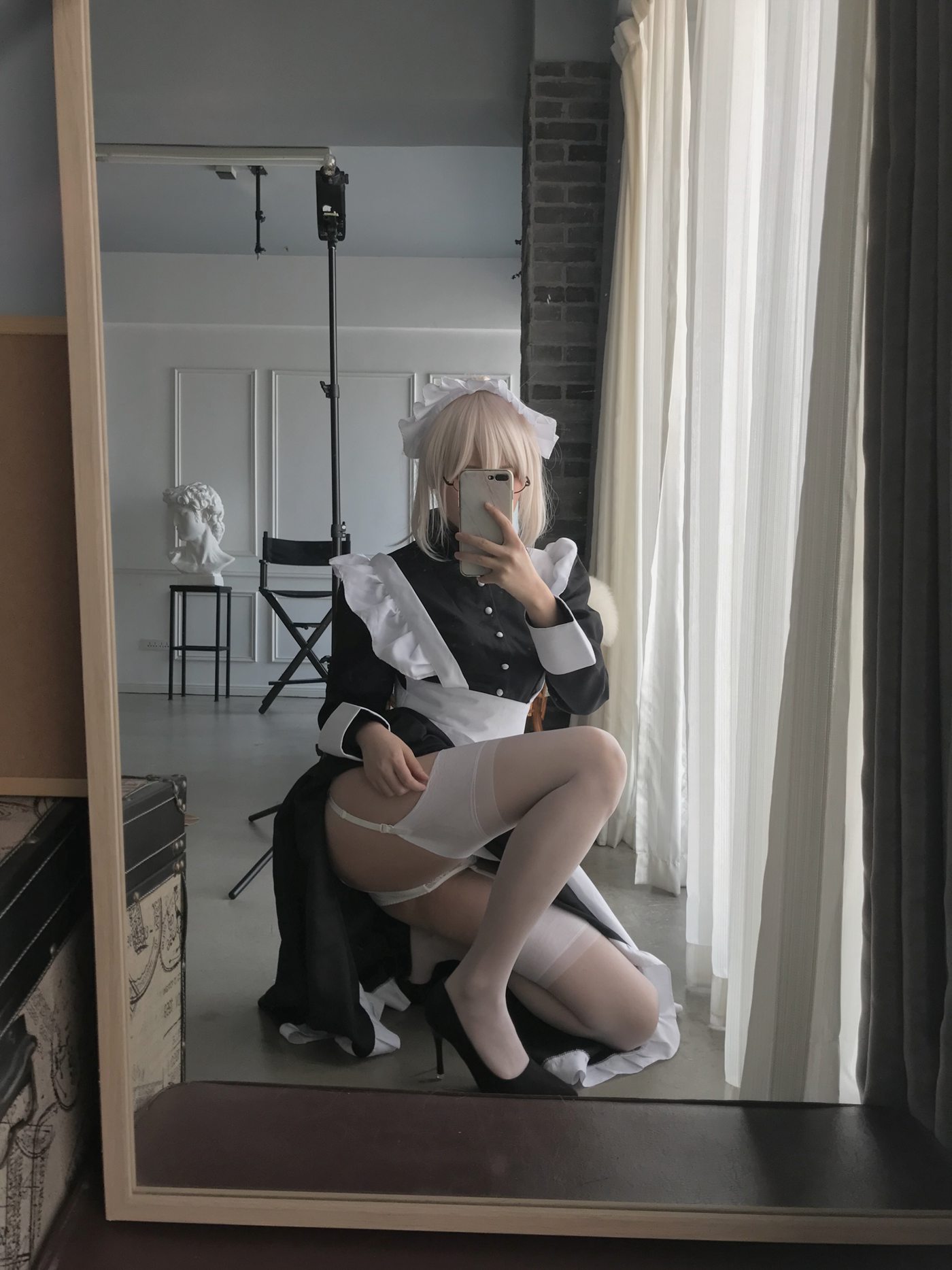 图片[23]-田璐璐 – 女仆长裙[29P] – 速更版-美库