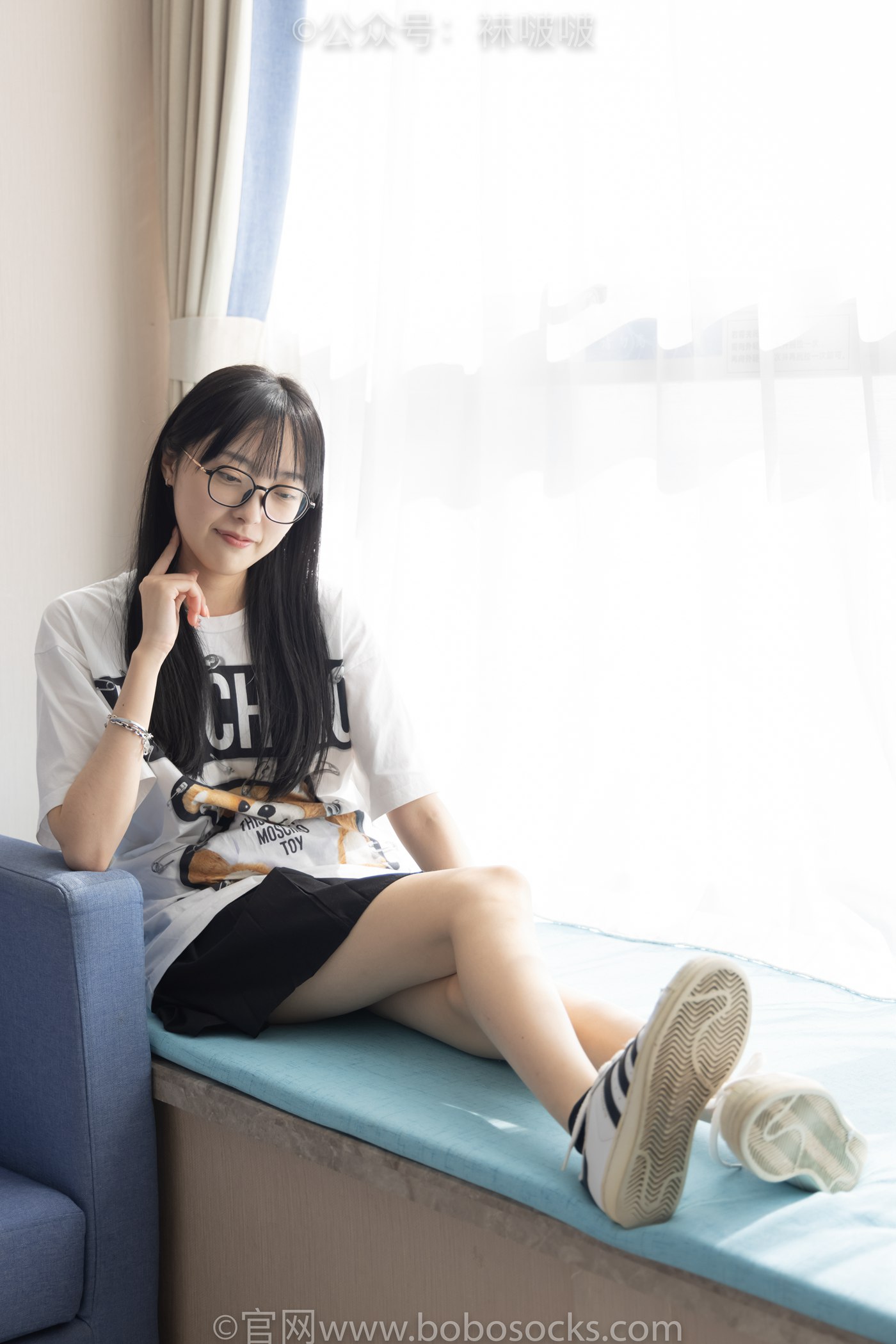 图片[11]-[BoBoSocks袜啵啵]NO.033 稚予-贝壳头、天鹅绒黑袜、天鹅绒白袜[154P] – 速更版-美库