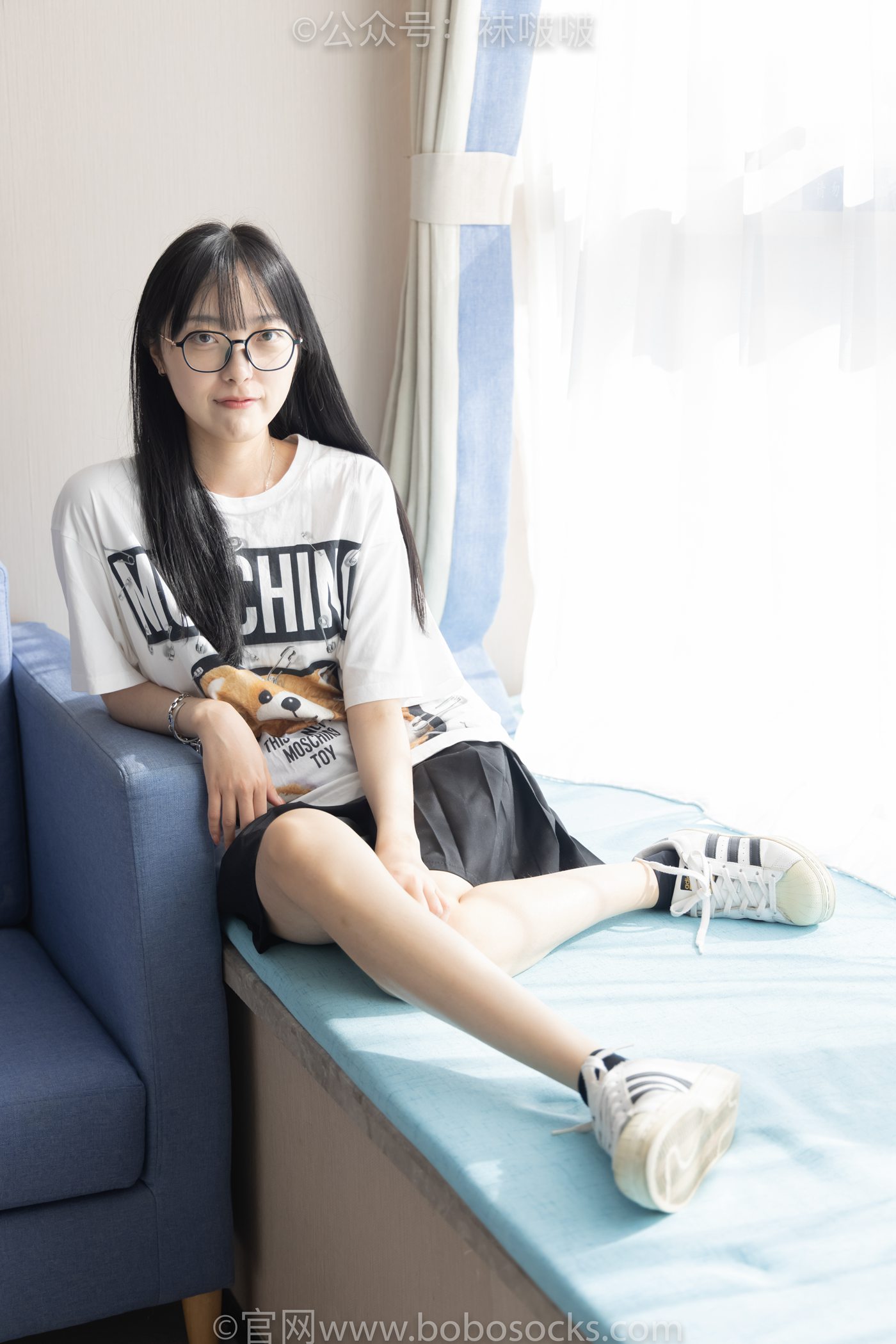 图片[12]-[BoBoSocks袜啵啵]NO.033 稚予-贝壳头、天鹅绒黑袜、天鹅绒白袜[154P] – 速更版-美库
