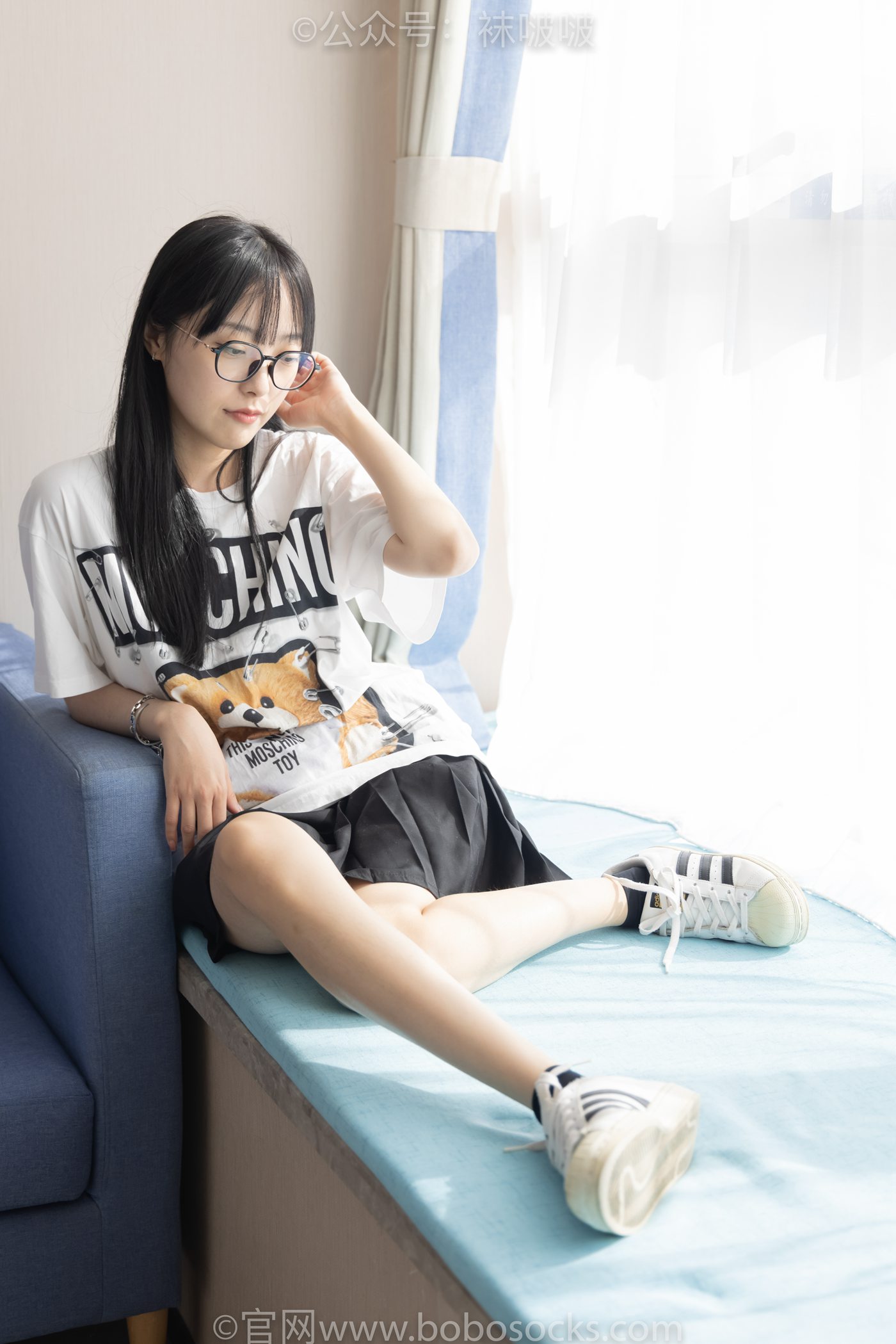 图片[13]-[BoBoSocks袜啵啵]NO.033 稚予-贝壳头、天鹅绒黑袜、天鹅绒白袜[154P] – 速更版-美库