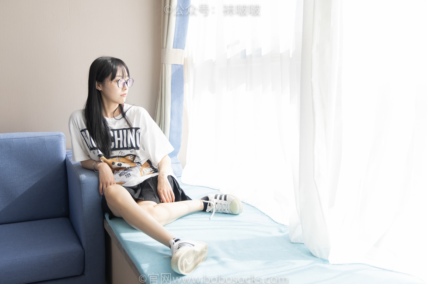 图片[14]-[BoBoSocks袜啵啵]NO.033 稚予-贝壳头、天鹅绒黑袜、天鹅绒白袜[154P] – 速更版-美库