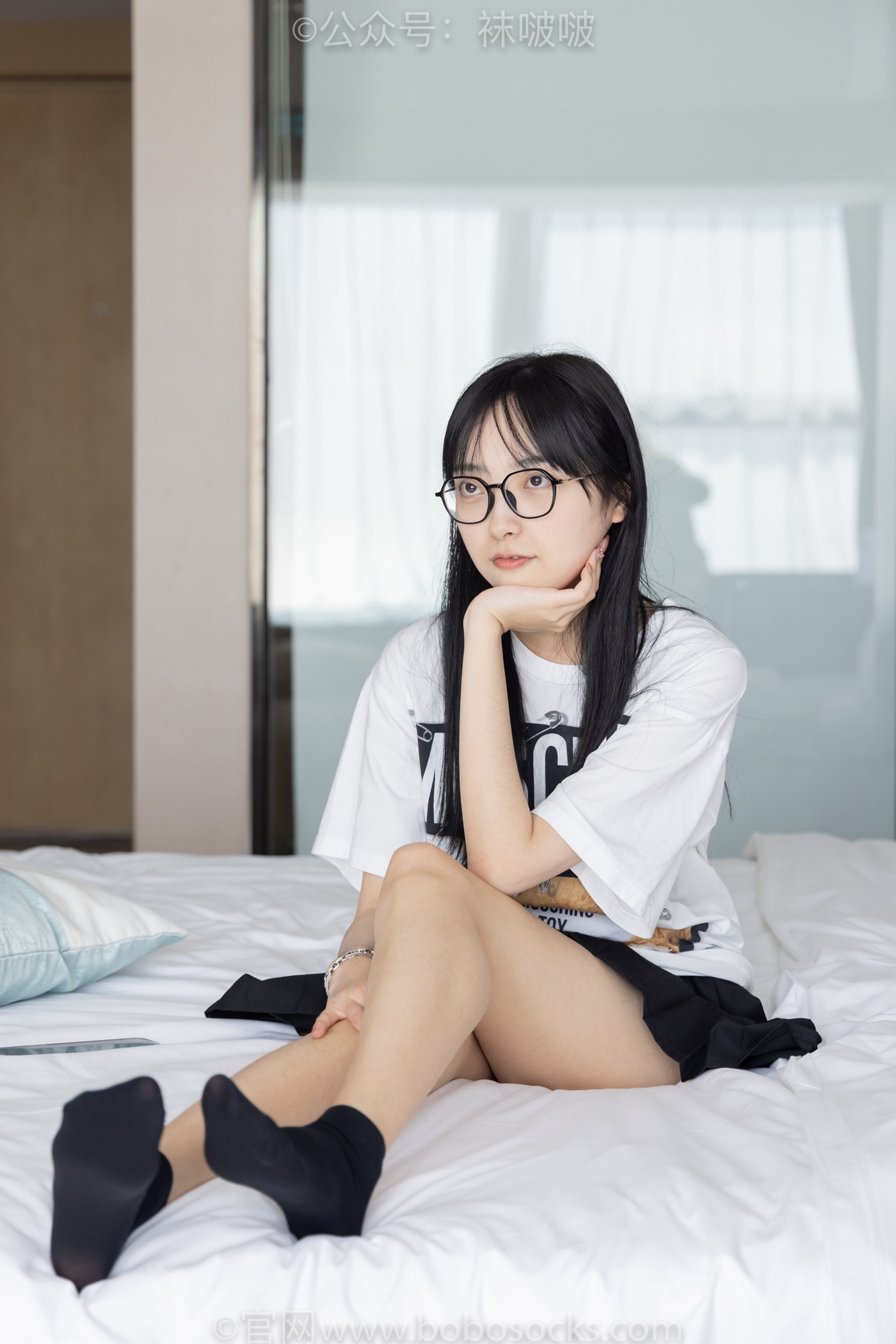 图片[49]-[BoBoSocks袜啵啵]NO.033 稚予-贝壳头、天鹅绒黑袜、天鹅绒白袜[154P] – 速更版-美库