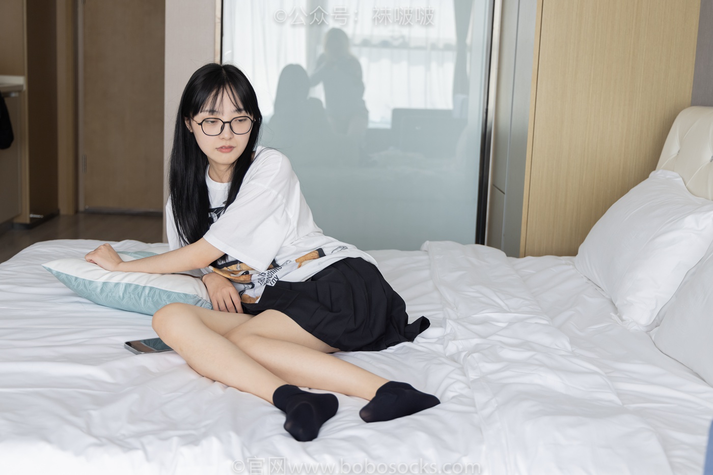 图片[62]-[BoBoSocks袜啵啵]NO.033 稚予-贝壳头、天鹅绒黑袜、天鹅绒白袜[154P] – 速更版-美库