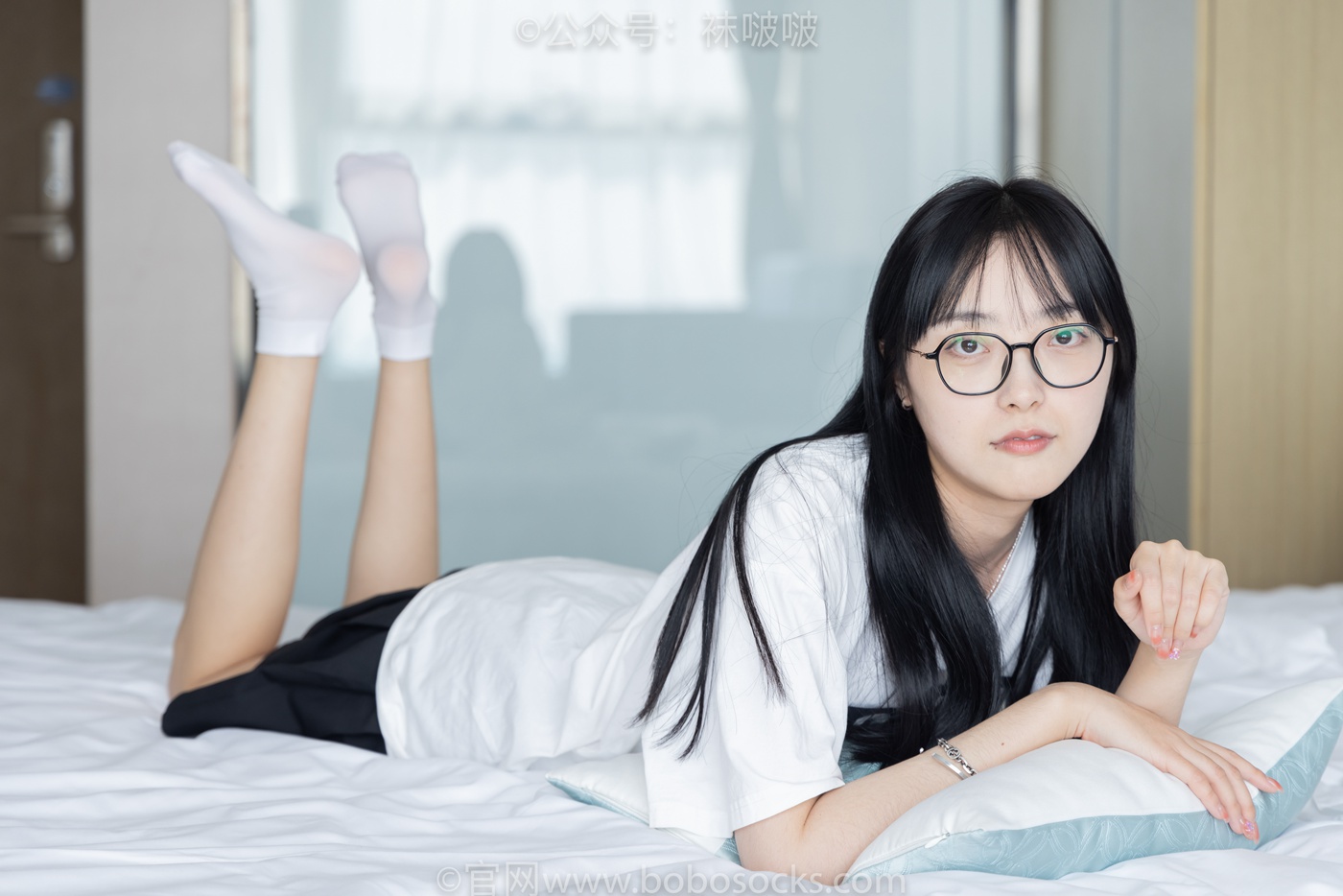 图片[115]-[BoBoSocks袜啵啵]NO.033 稚予-贝壳头、天鹅绒黑袜、天鹅绒白袜[154P] – 速更版-美库