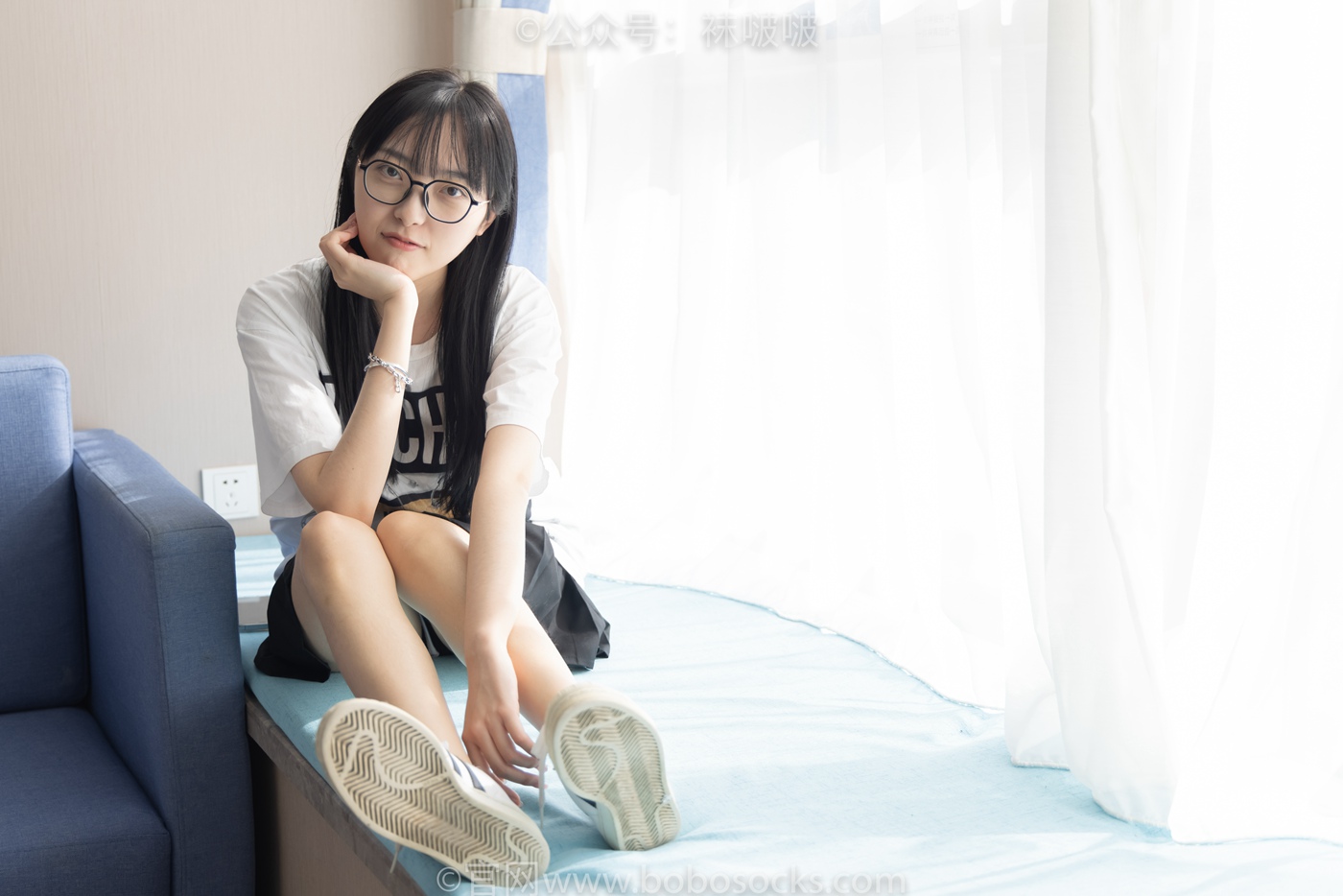 图片[155]-[BoBoSocks袜啵啵]NO.033 稚予-贝壳头、天鹅绒黑袜、天鹅绒白袜[154P] – 速更版-美库