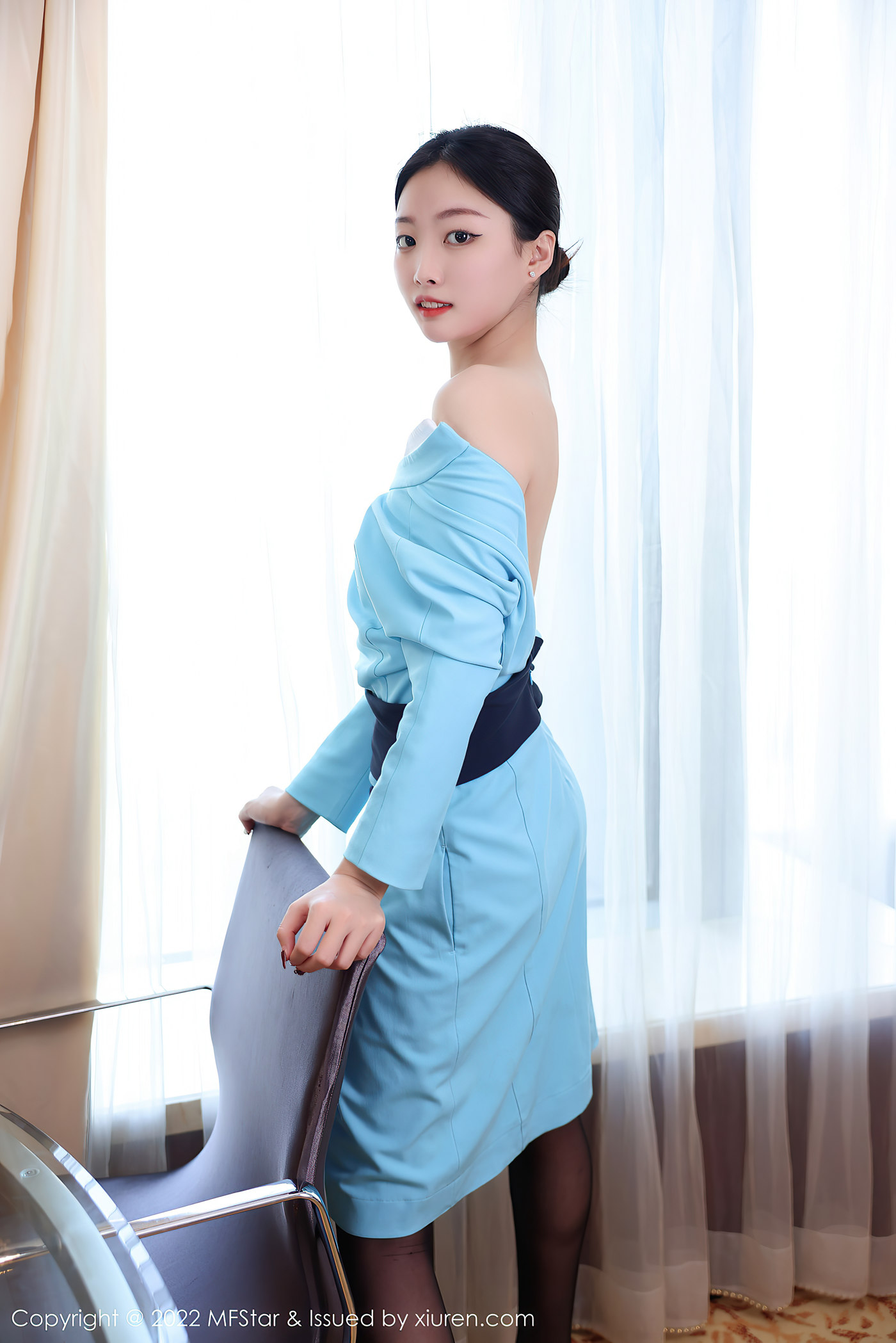 图片[36]-[MFStar模范学院] 2022.03.21 VOL.562 韩好甜 黑丝美腿[57P] – 速更版-美库