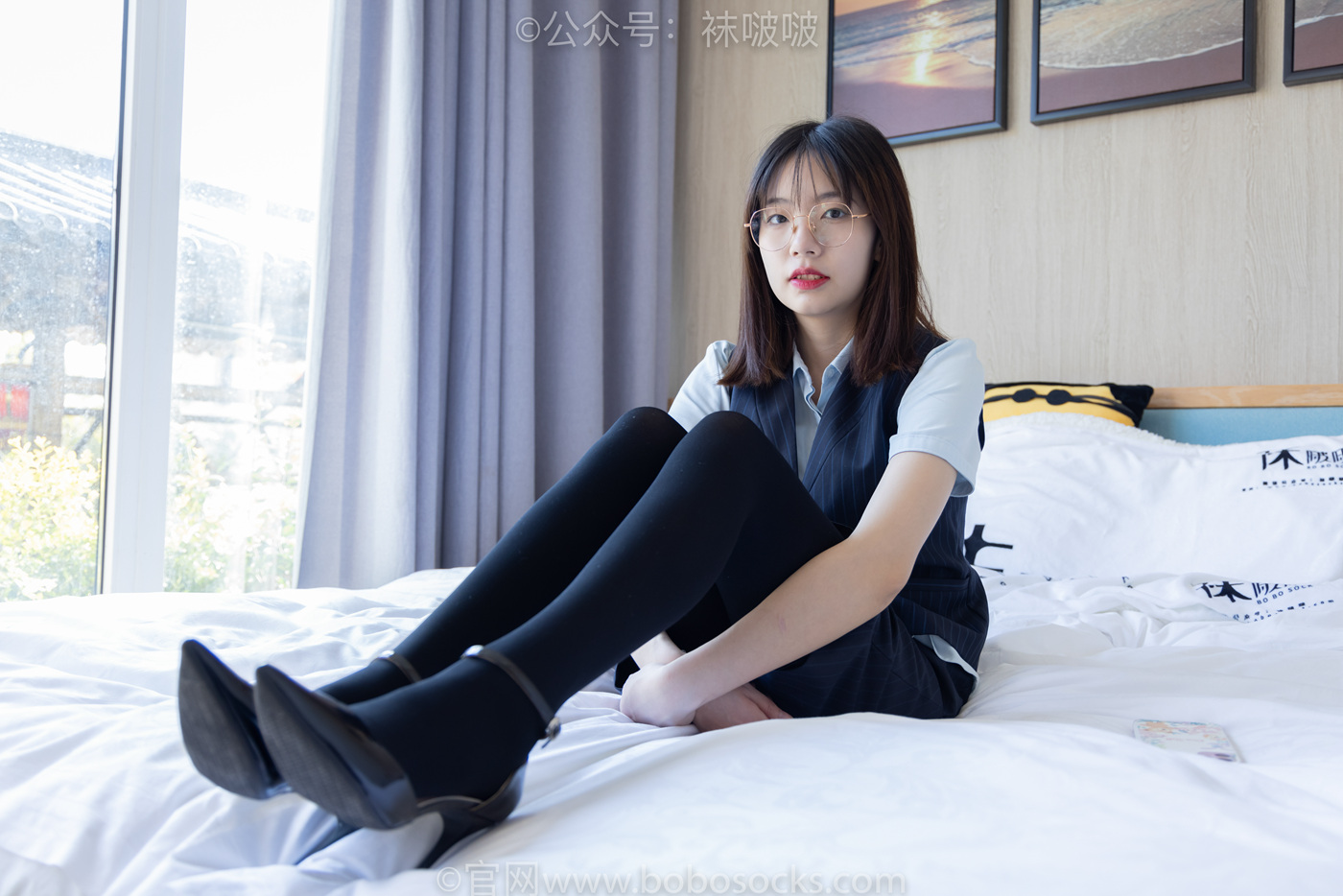 图片[27]-[BoBoSocks袜啵啵]NO.038 小甜豆-建行行服、高跟鞋、厚黑丝[131P] – 速更版-美库