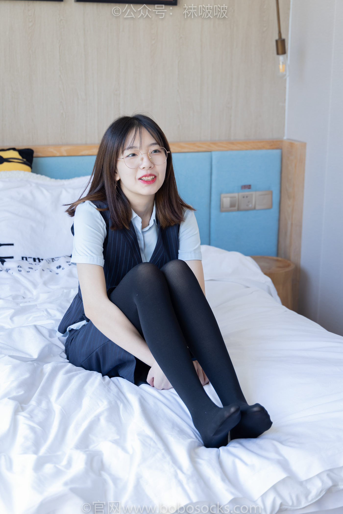 图片[46]-[BoBoSocks袜啵啵]NO.038 小甜豆-建行行服、高跟鞋、厚黑丝[131P] – 速更版-美库