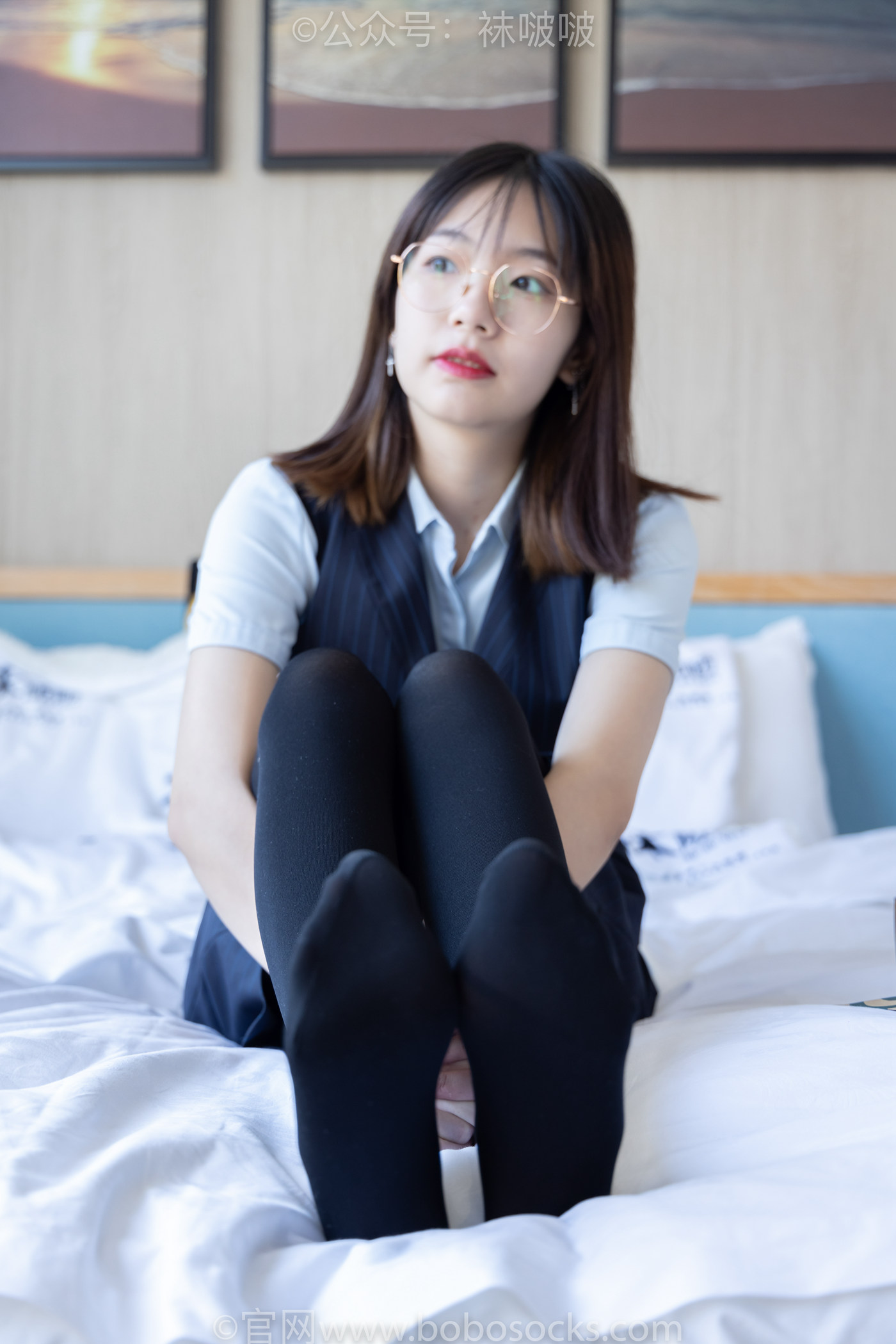 图片[50]-[BoBoSocks袜啵啵]NO.038 小甜豆-建行行服、高跟鞋、厚黑丝[131P] – 速更版-美库