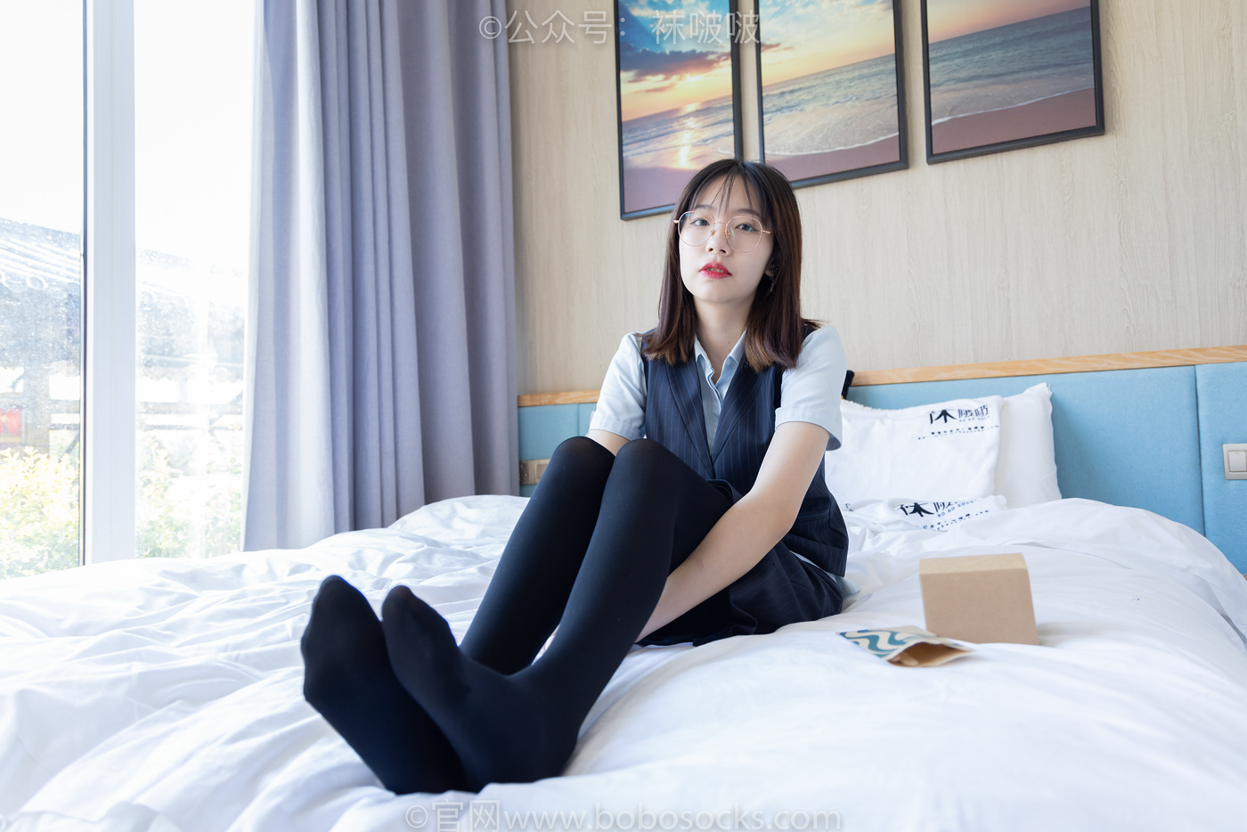 图片[55]-[BoBoSocks袜啵啵]NO.038 小甜豆-建行行服、高跟鞋、厚黑丝[131P] – 速更版-美库