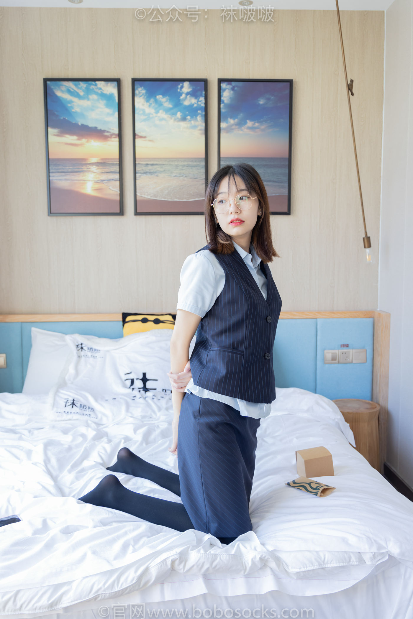 图片[57]-[BoBoSocks袜啵啵]NO.038 小甜豆-建行行服、高跟鞋、厚黑丝[131P] – 速更版-美库