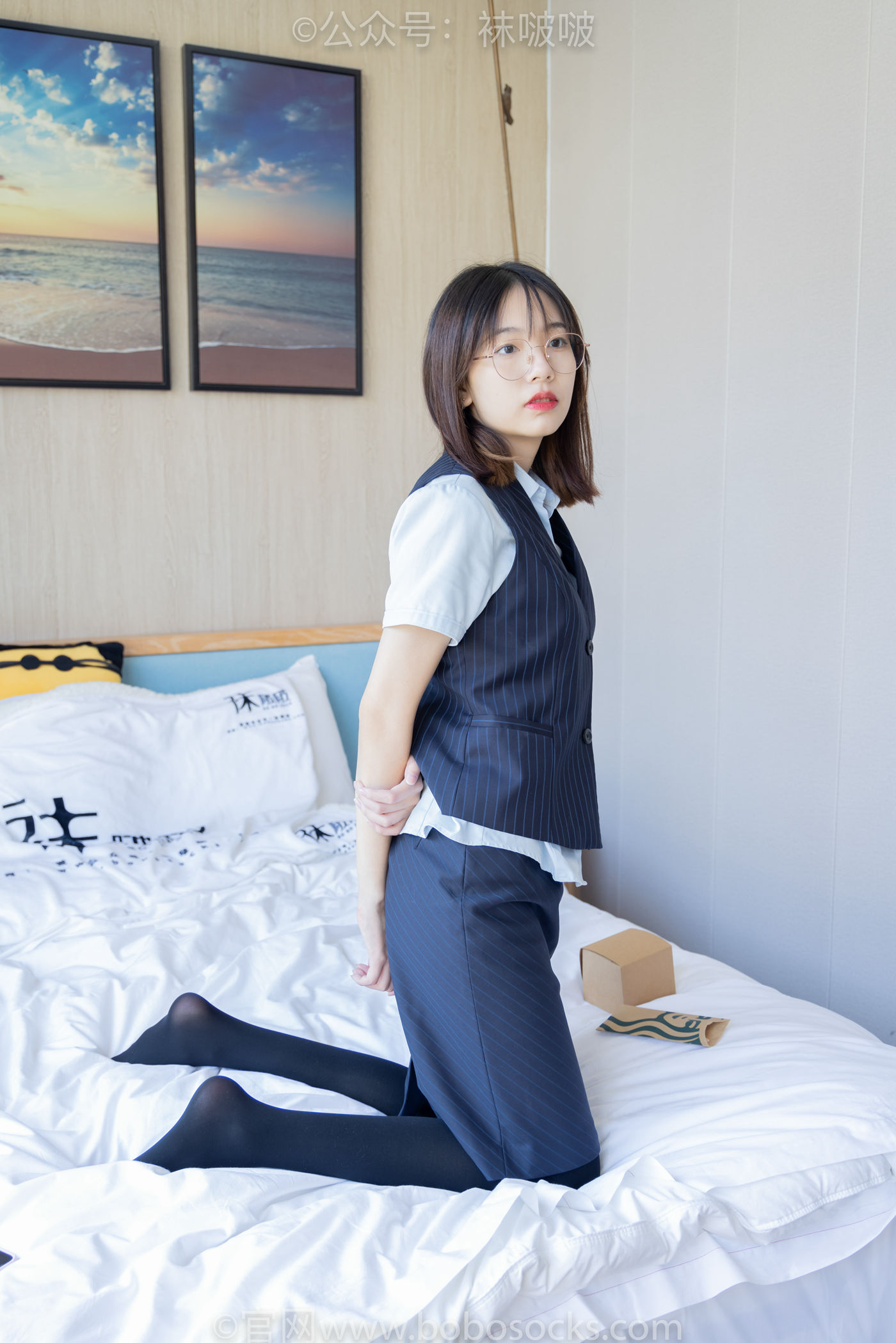 图片[59]-[BoBoSocks袜啵啵]NO.038 小甜豆-建行行服、高跟鞋、厚黑丝[131P] – 速更版-美库