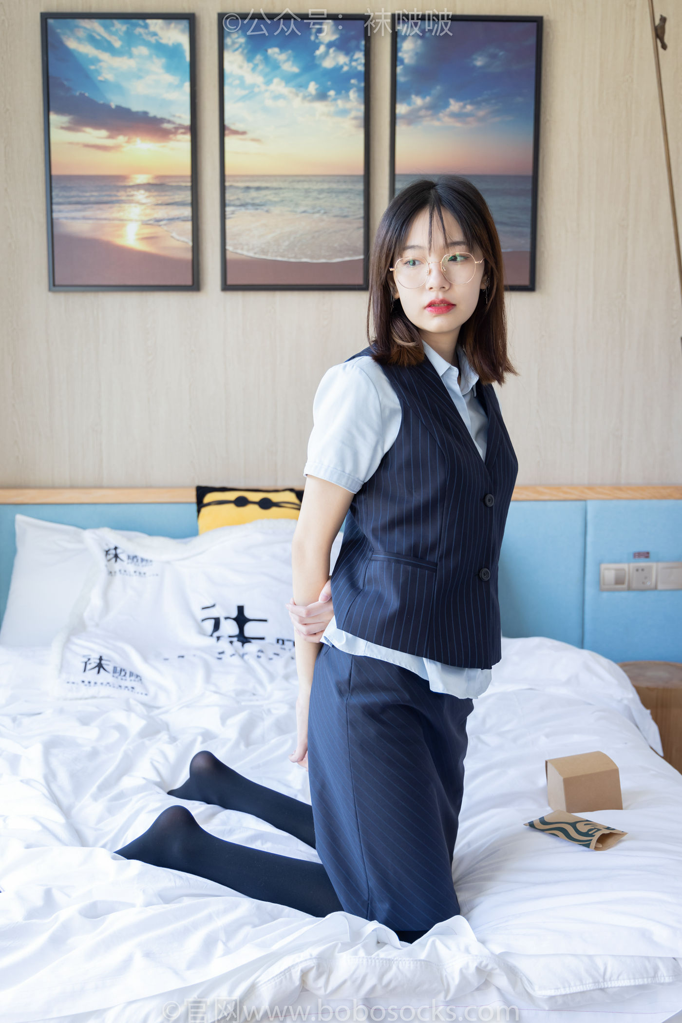 图片[58]-[BoBoSocks袜啵啵]NO.038 小甜豆-建行行服、高跟鞋、厚黑丝[131P] – 速更版-美库