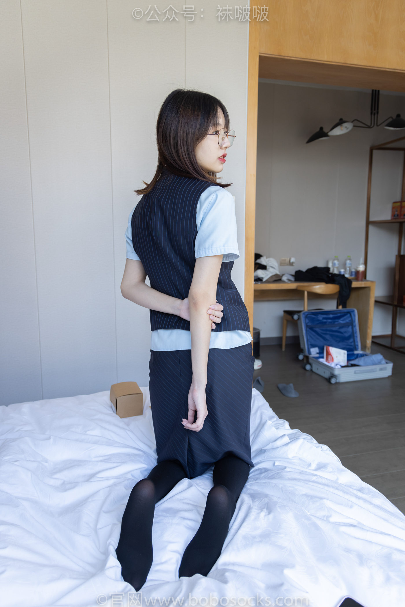 图片[65]-[BoBoSocks袜啵啵]NO.038 小甜豆-建行行服、高跟鞋、厚黑丝[131P] – 速更版-美库