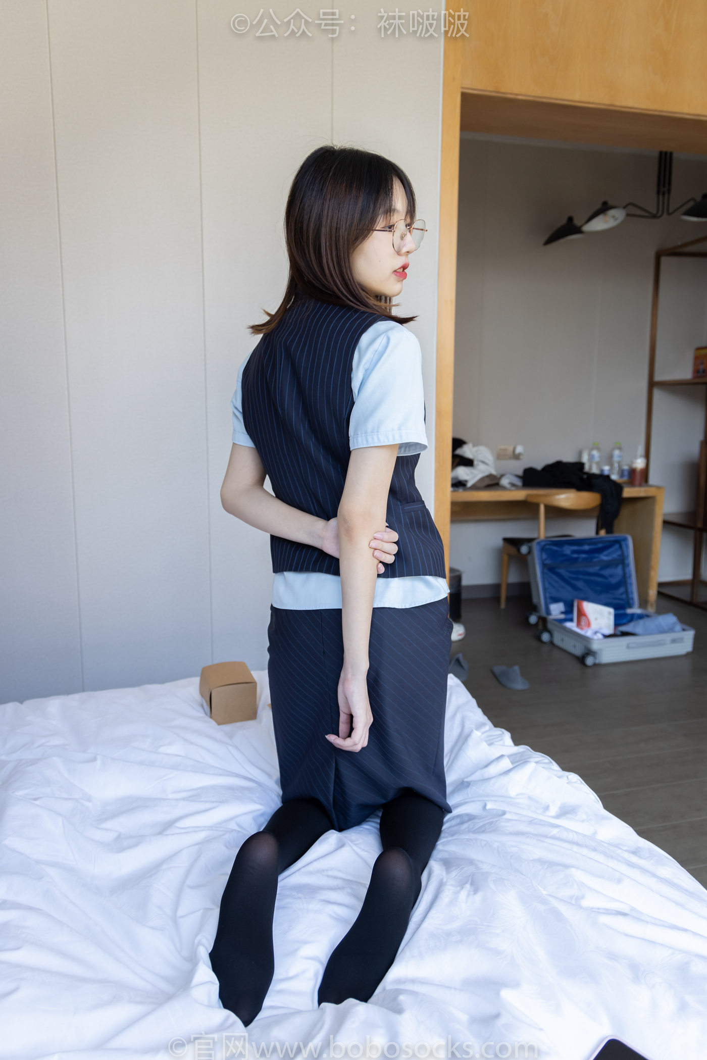 图片[64]-[BoBoSocks袜啵啵]NO.038 小甜豆-建行行服、高跟鞋、厚黑丝[131P] – 速更版-美库