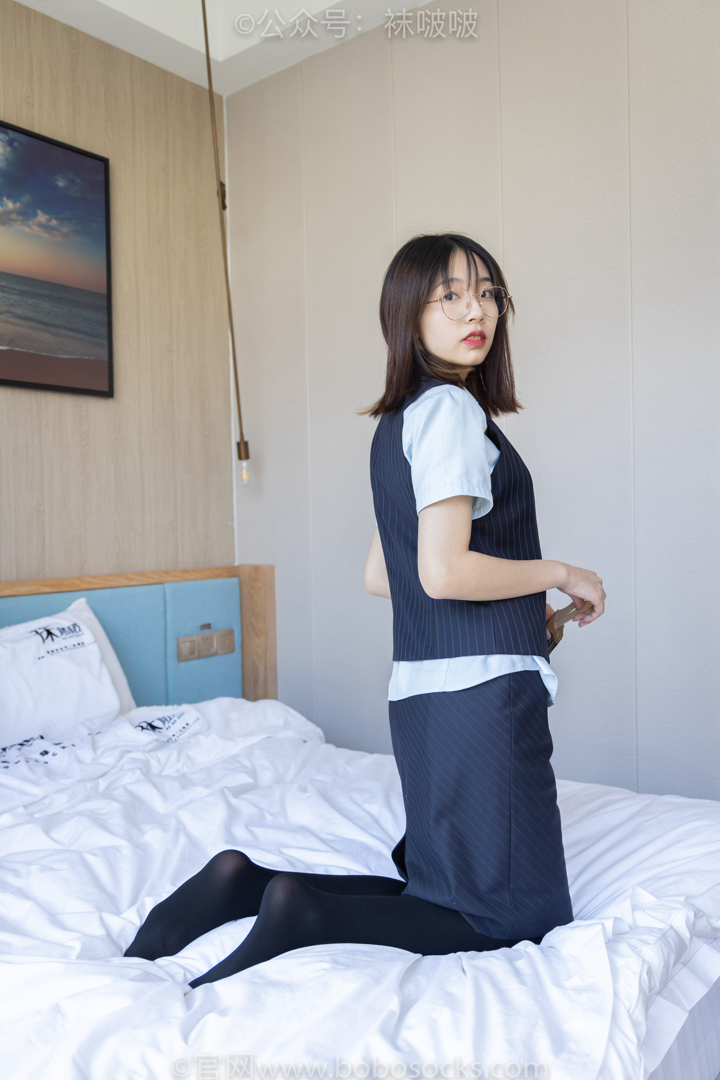 图片[67]-[BoBoSocks袜啵啵]NO.038 小甜豆-建行行服、高跟鞋、厚黑丝[131P] – 速更版-美库