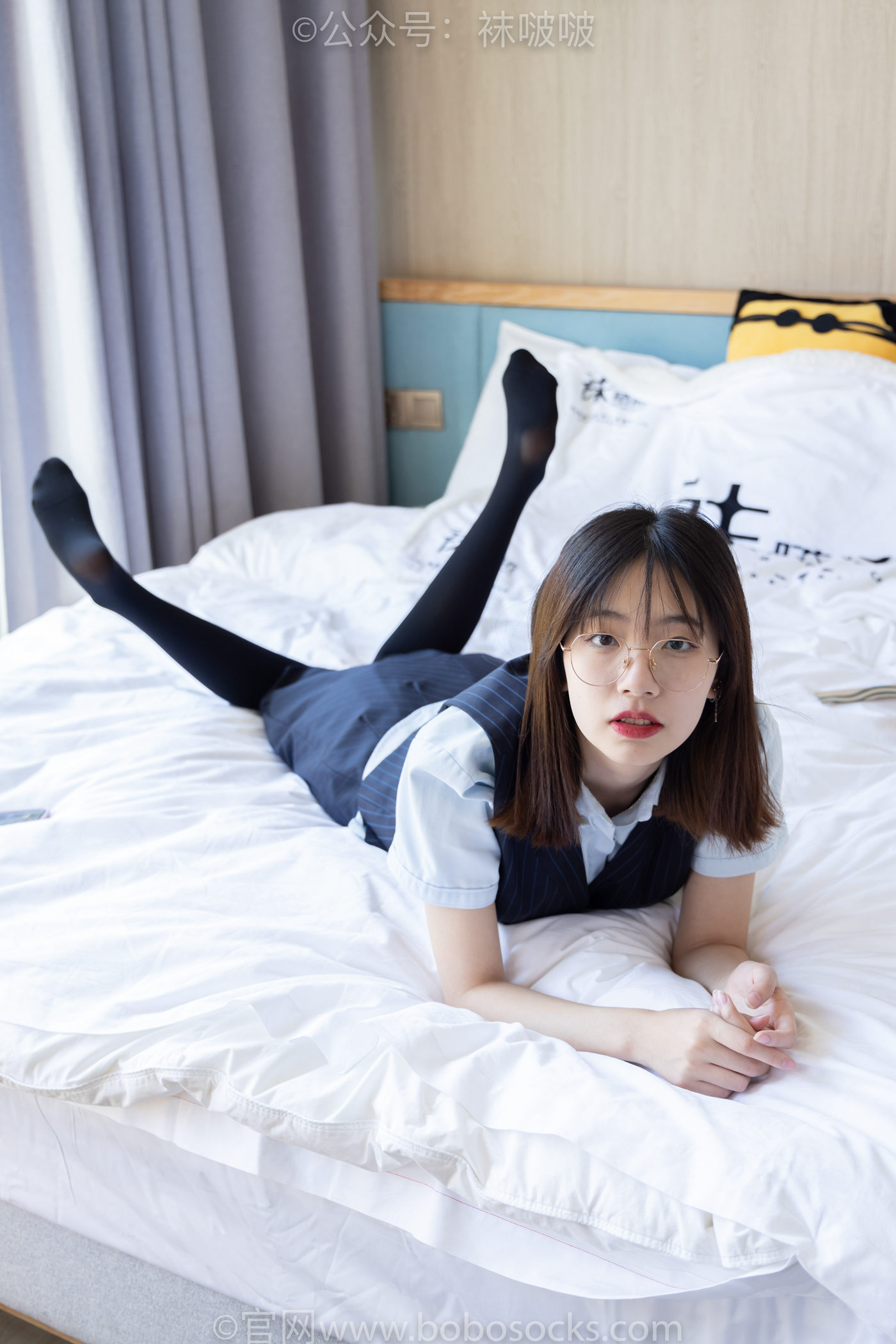 图片[81]-[BoBoSocks袜啵啵]NO.038 小甜豆-建行行服、高跟鞋、厚黑丝[131P] – 速更版-美库