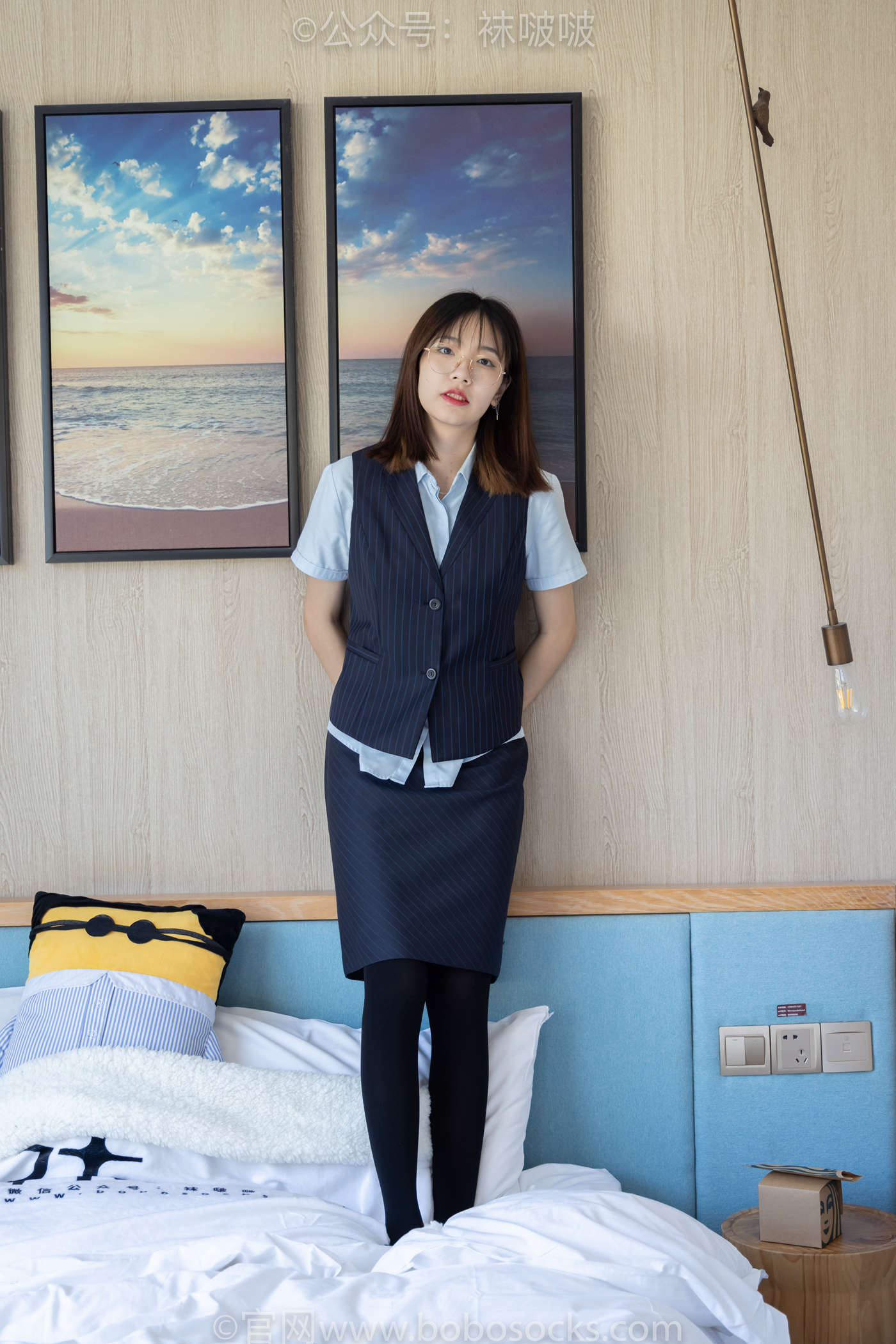 图片[82]-[BoBoSocks袜啵啵]NO.038 小甜豆-建行行服、高跟鞋、厚黑丝[131P] – 速更版-美库