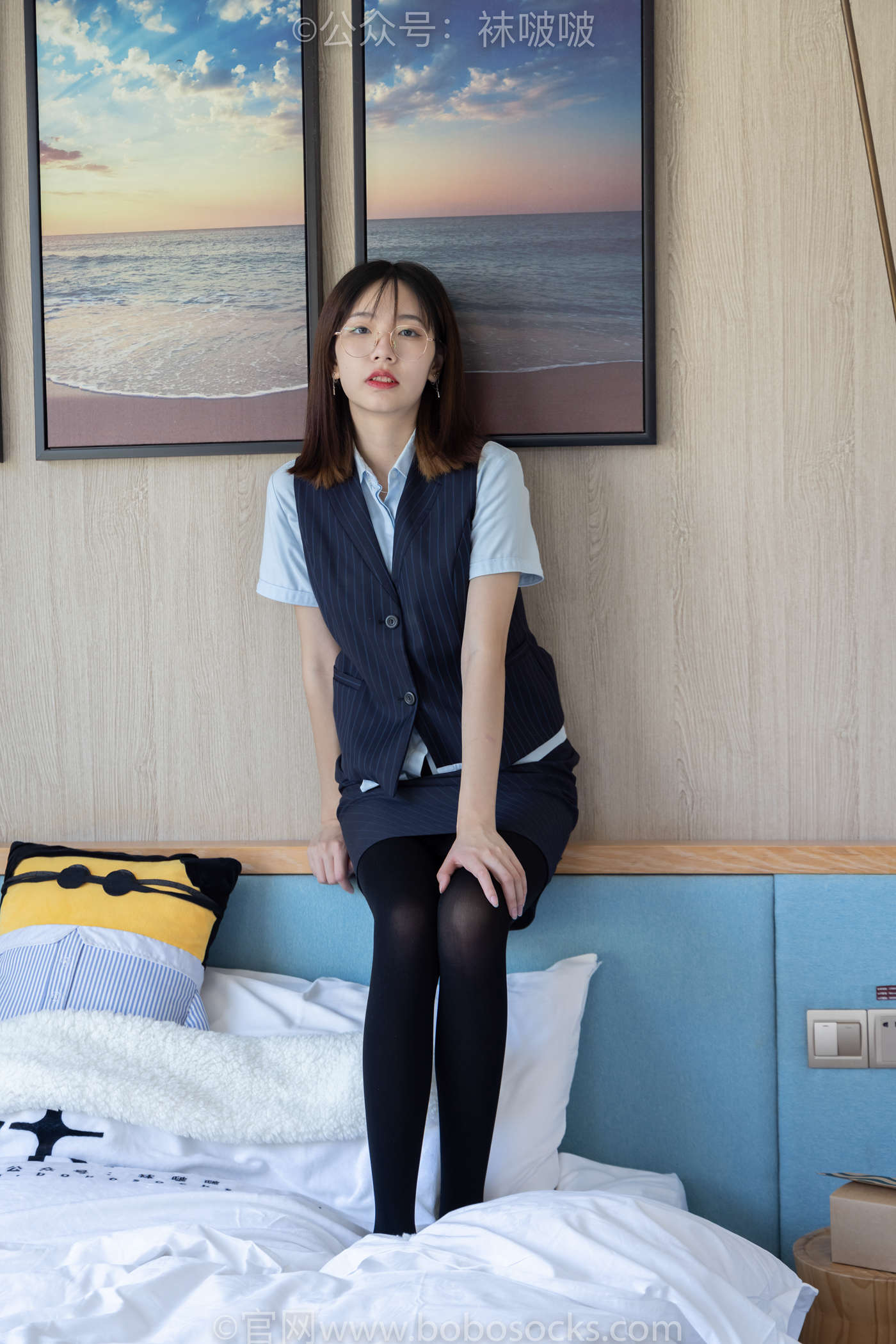 图片[84]-[BoBoSocks袜啵啵]NO.038 小甜豆-建行行服、高跟鞋、厚黑丝[131P] – 速更版-美库