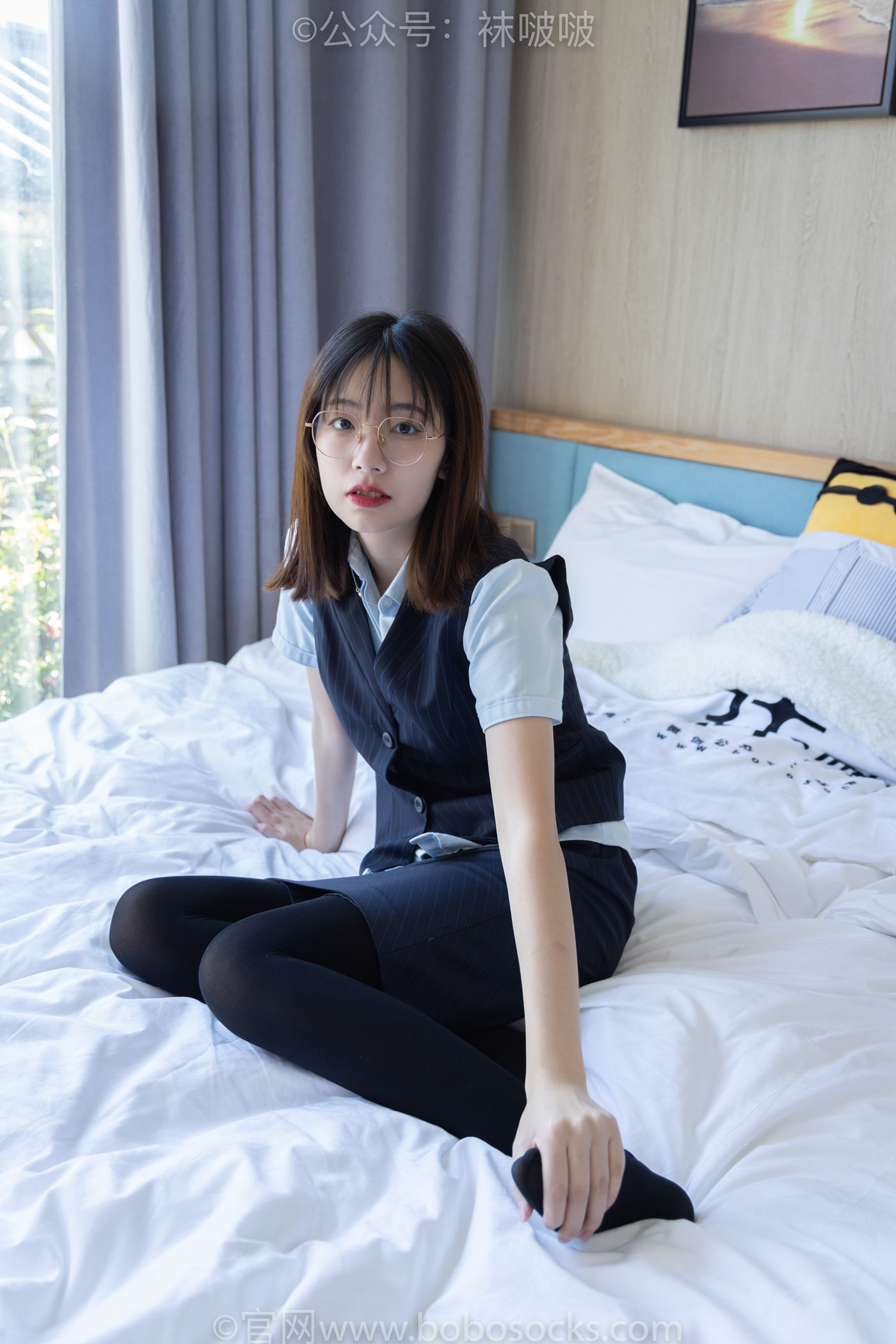 图片[90]-[BoBoSocks袜啵啵]NO.038 小甜豆-建行行服、高跟鞋、厚黑丝[131P] – 速更版-美库