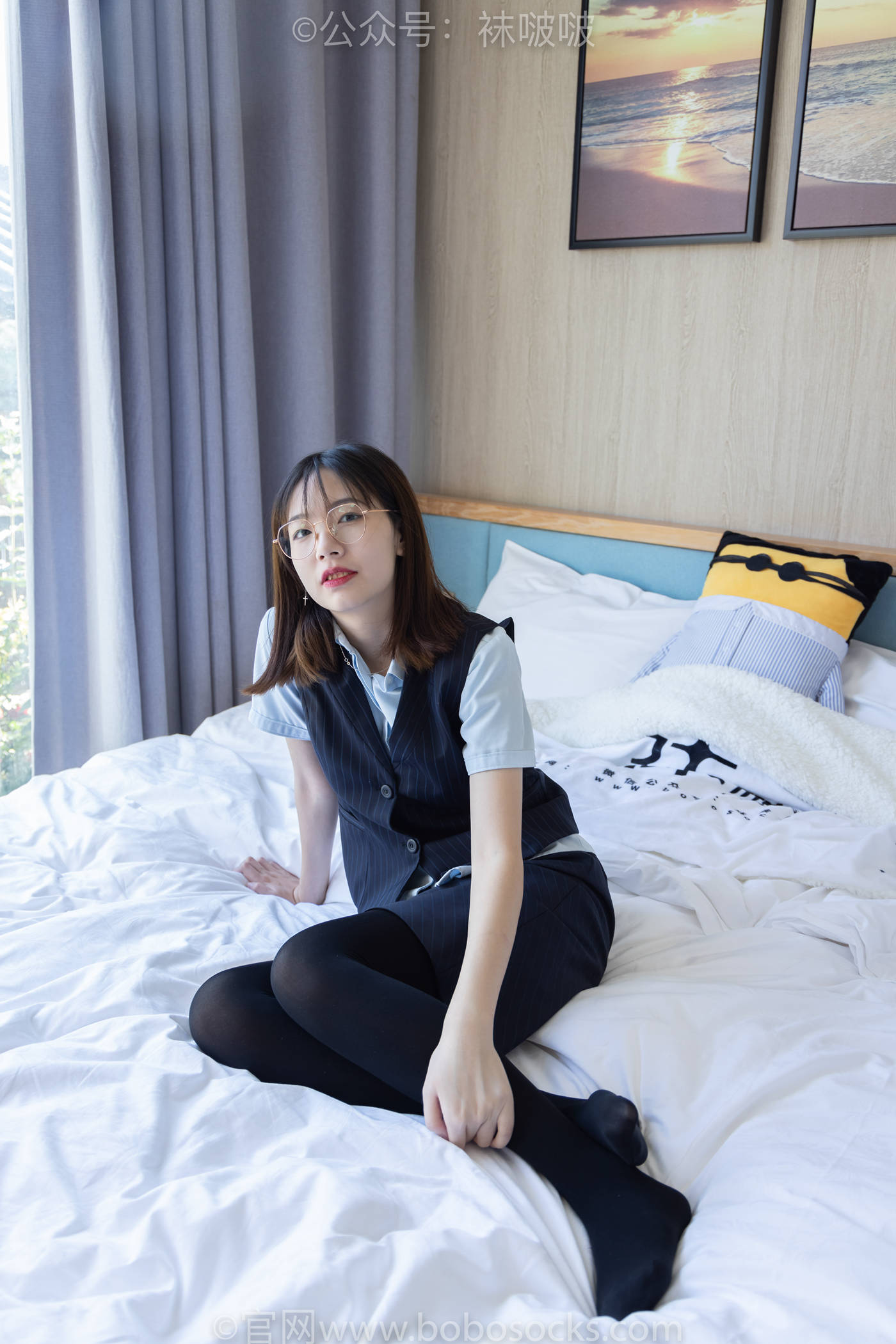 图片[96]-[BoBoSocks袜啵啵]NO.038 小甜豆-建行行服、高跟鞋、厚黑丝[131P] – 速更版-美库