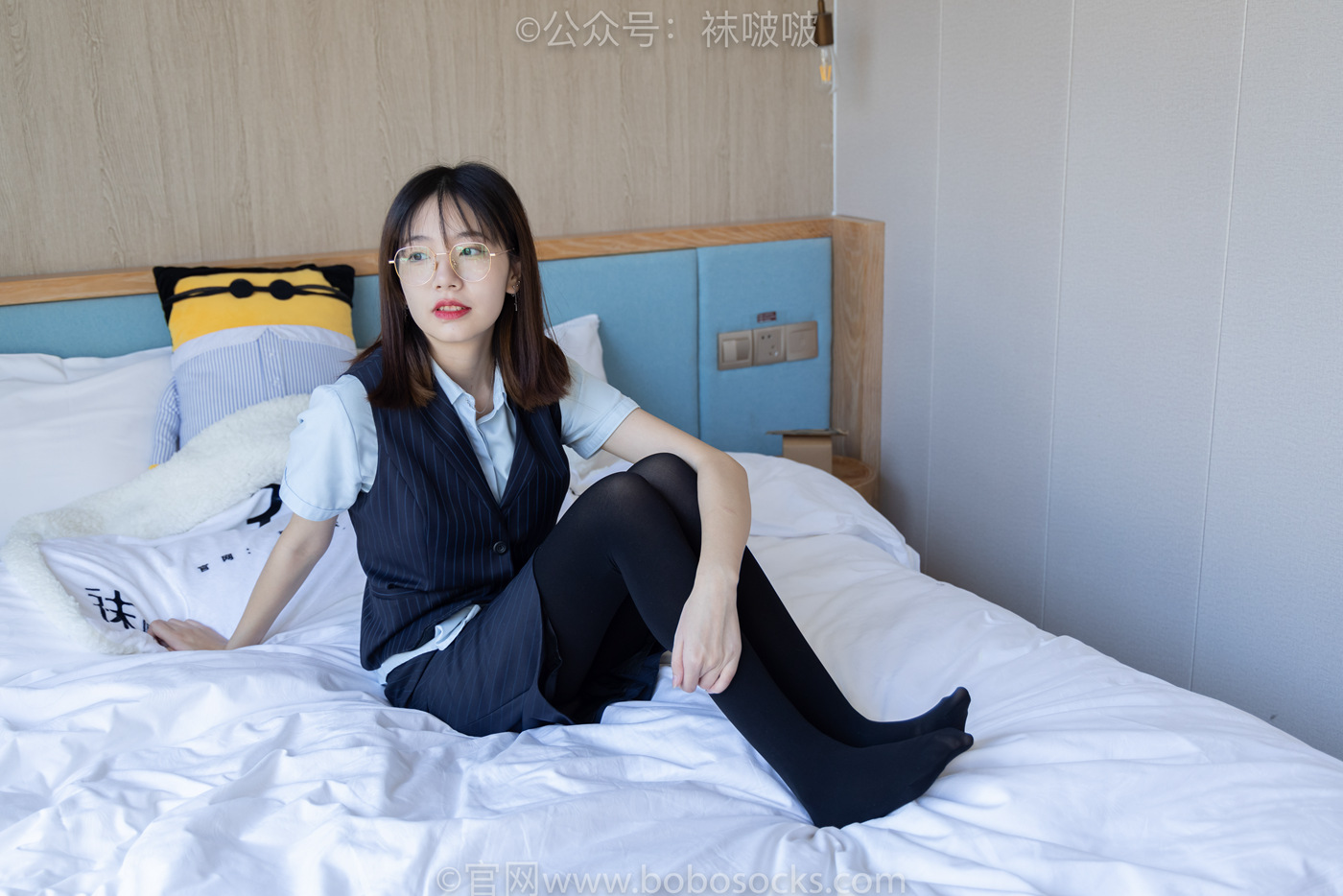 图片[105]-[BoBoSocks袜啵啵]NO.038 小甜豆-建行行服、高跟鞋、厚黑丝[131P] – 速更版-美库