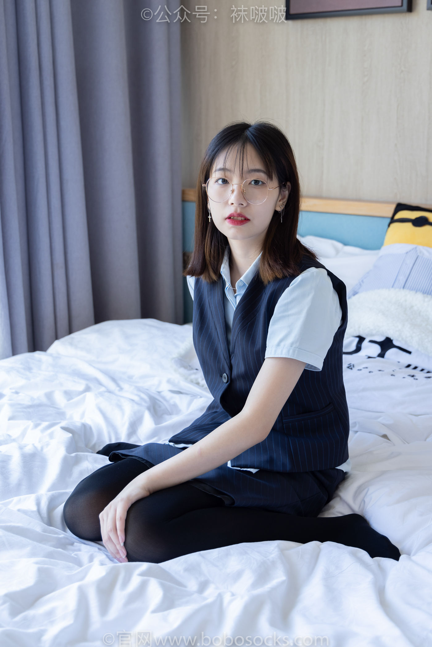 图片[117]-[BoBoSocks袜啵啵]NO.038 小甜豆-建行行服、高跟鞋、厚黑丝[131P] – 速更版-美库