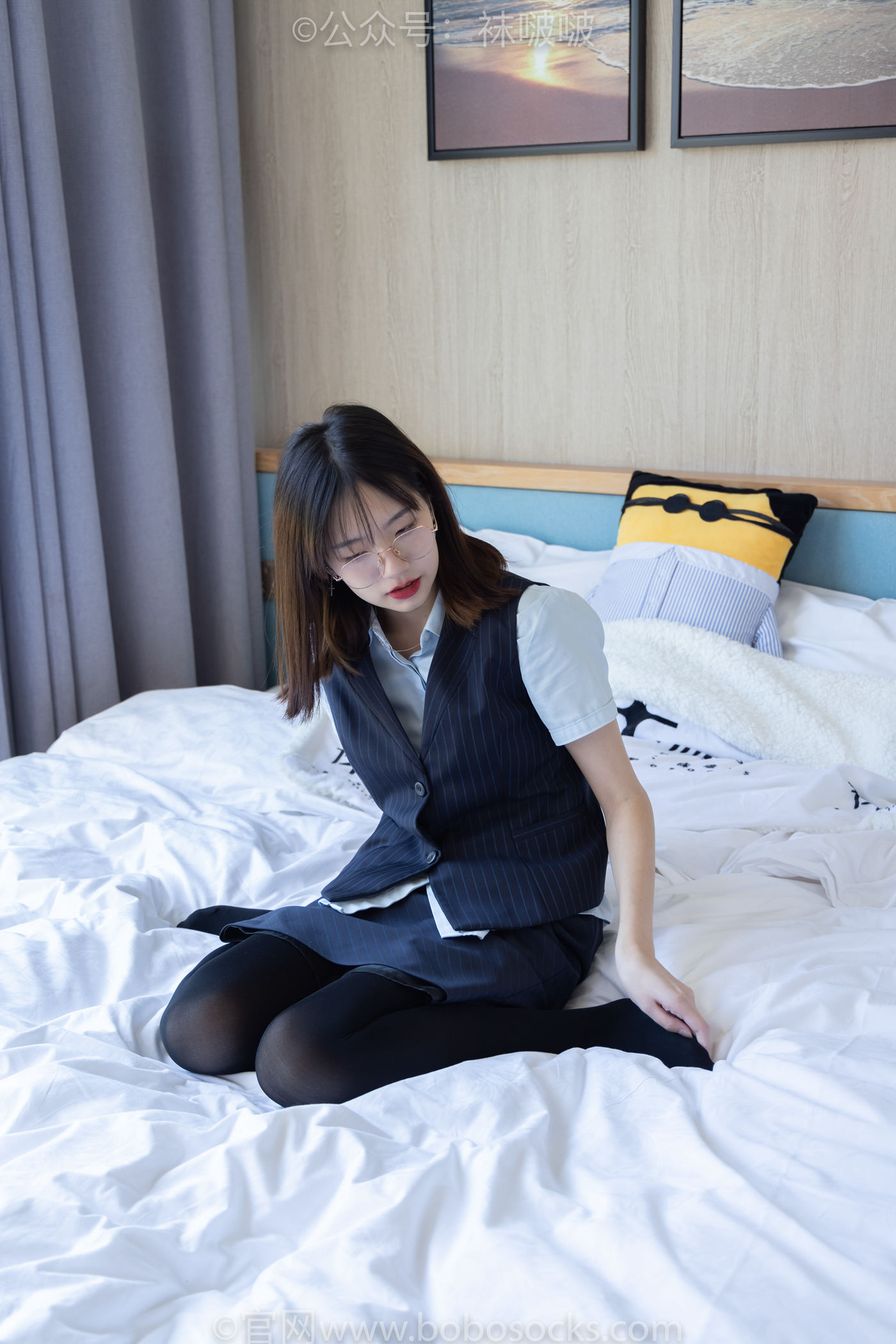 图片[118]-[BoBoSocks袜啵啵]NO.038 小甜豆-建行行服、高跟鞋、厚黑丝[131P] – 速更版-美库