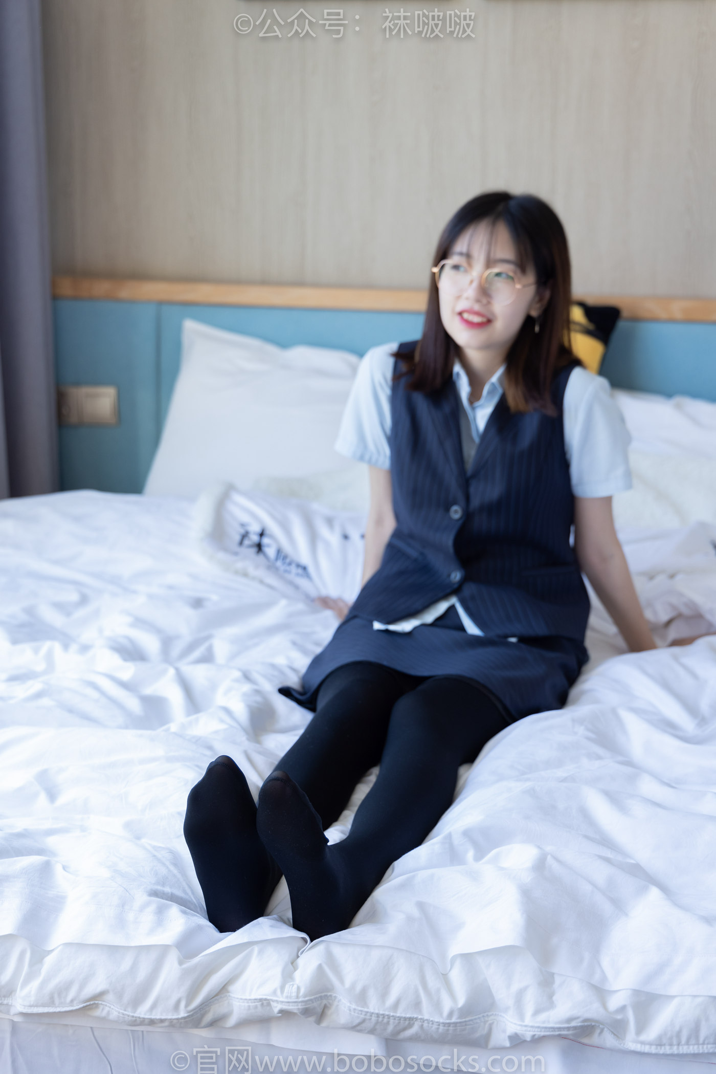 图片[122]-[BoBoSocks袜啵啵]NO.038 小甜豆-建行行服、高跟鞋、厚黑丝[131P] – 速更版-美库