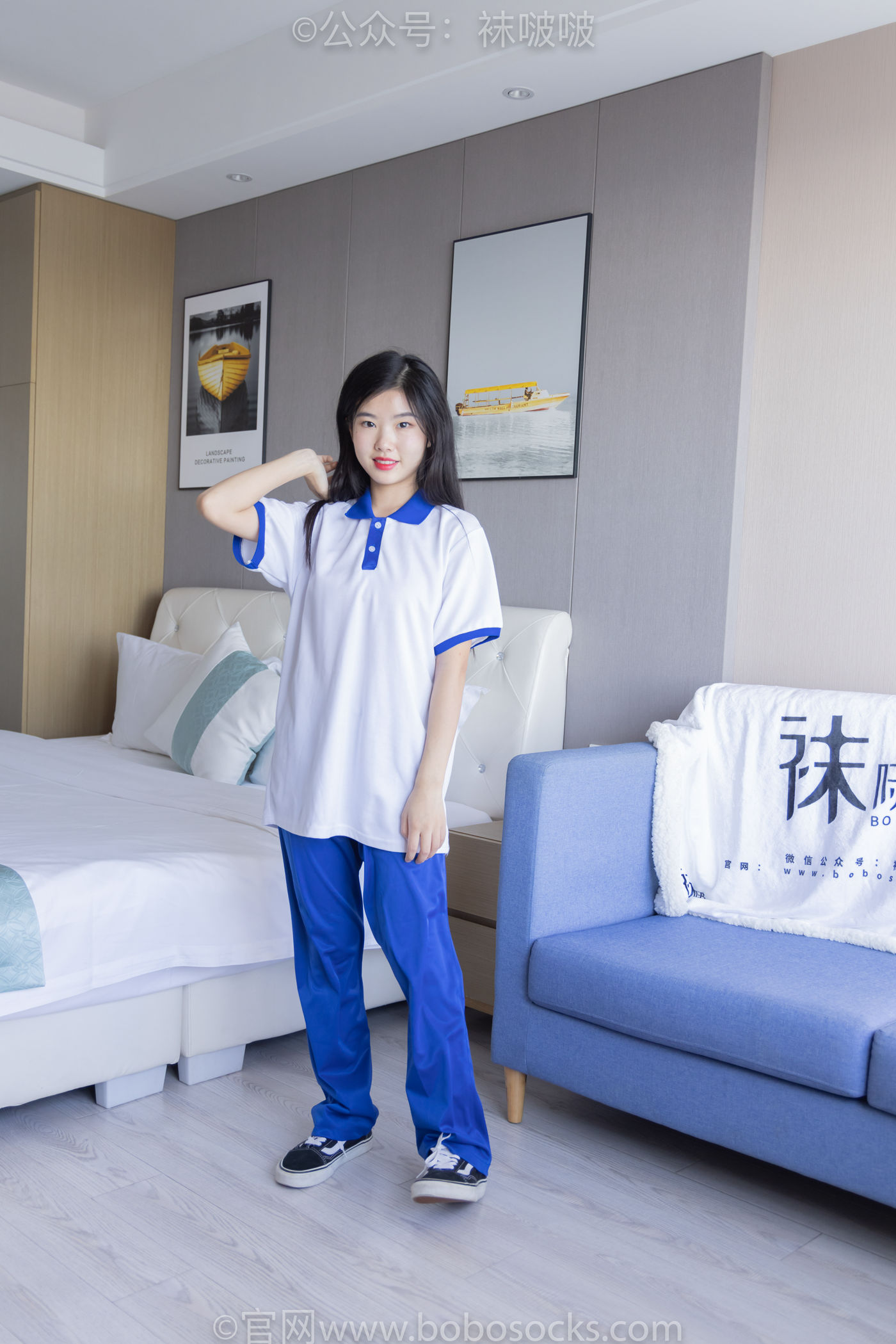 图片[21]-[BoBoSocks袜啵啵]NO.039 小奶熊-校服、vans帆布鞋、短白棉袜、裸足[154P] – 速更版-美库