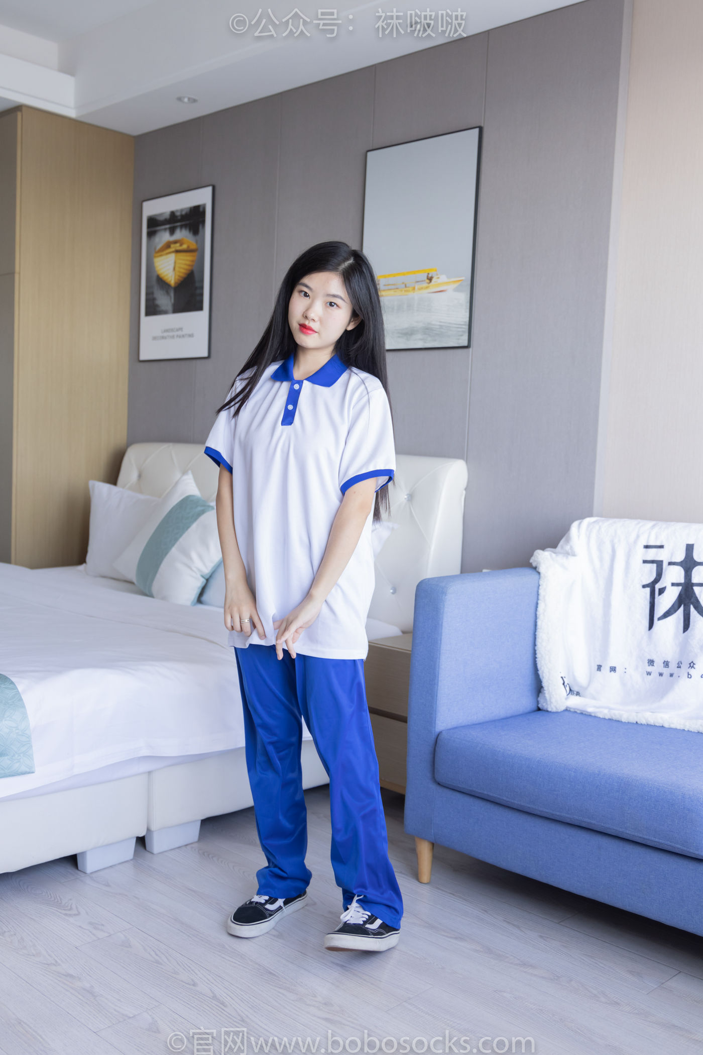 图片[20]-[BoBoSocks袜啵啵]NO.039 小奶熊-校服、vans帆布鞋、短白棉袜、裸足[154P] – 速更版-美库