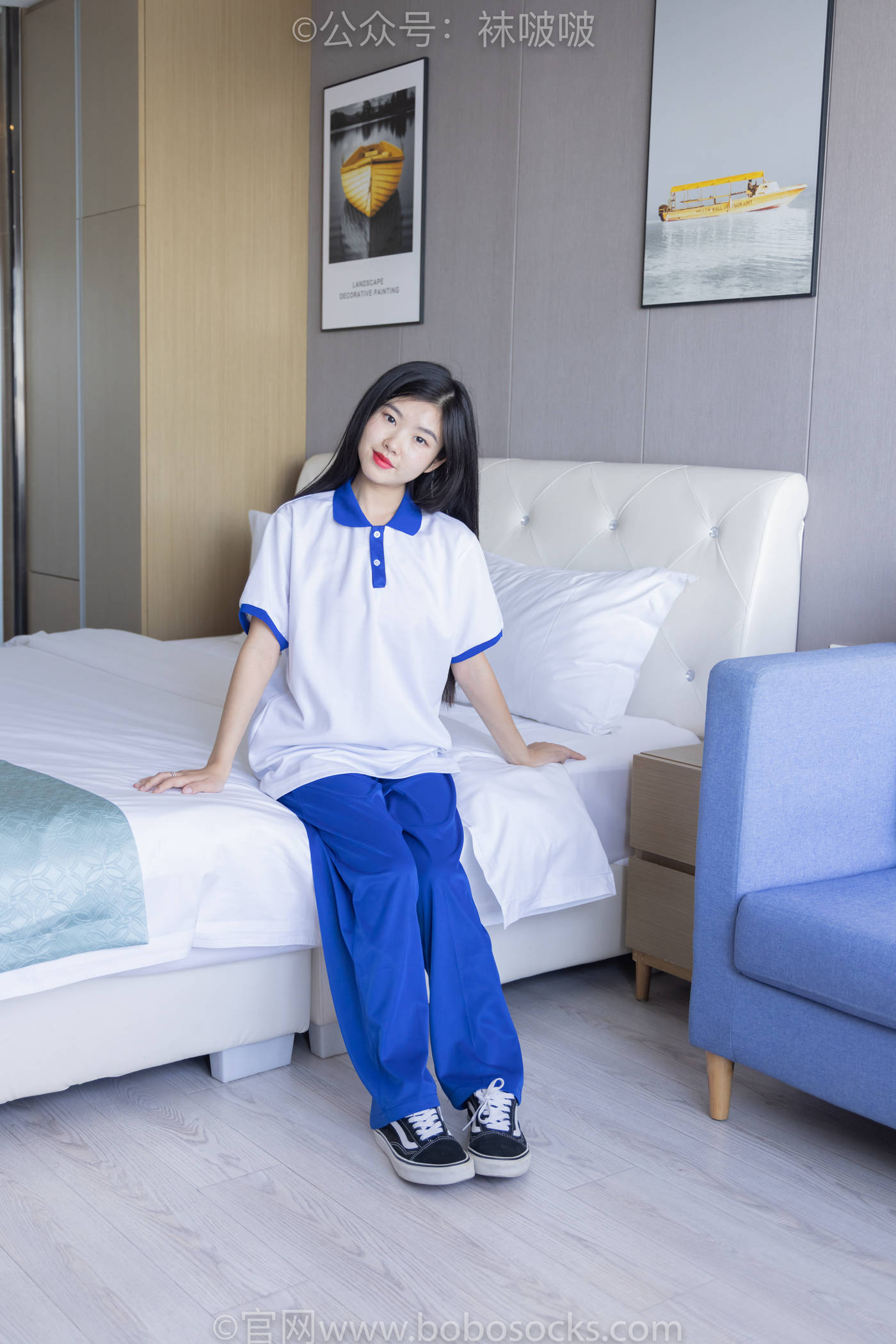 图片[24]-[BoBoSocks袜啵啵]NO.039 小奶熊-校服、vans帆布鞋、短白棉袜、裸足[154P] – 速更版-美库