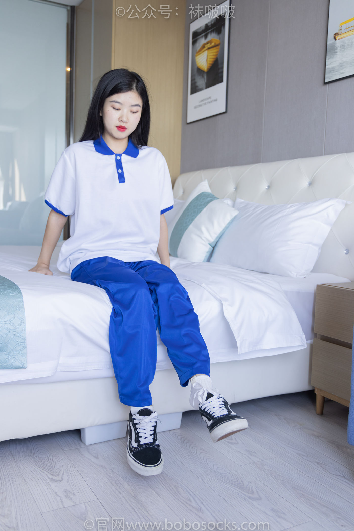 图片[30]-[BoBoSocks袜啵啵]NO.039 小奶熊-校服、vans帆布鞋、短白棉袜、裸足[154P] – 速更版-美库