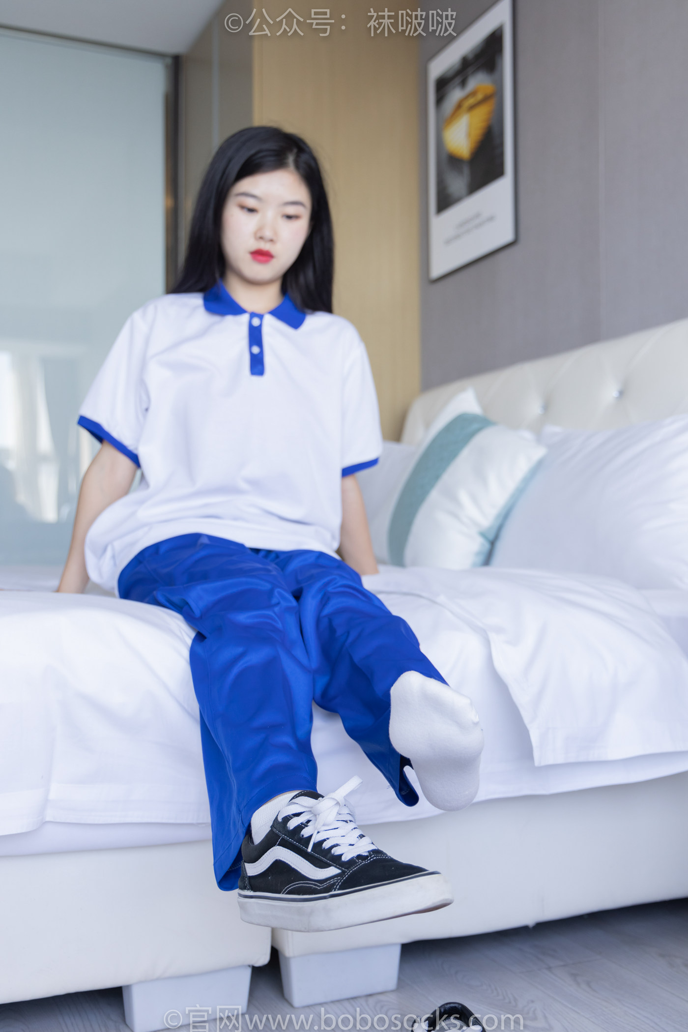 图片[33]-[BoBoSocks袜啵啵]NO.039 小奶熊-校服、vans帆布鞋、短白棉袜、裸足[154P] – 速更版-美库