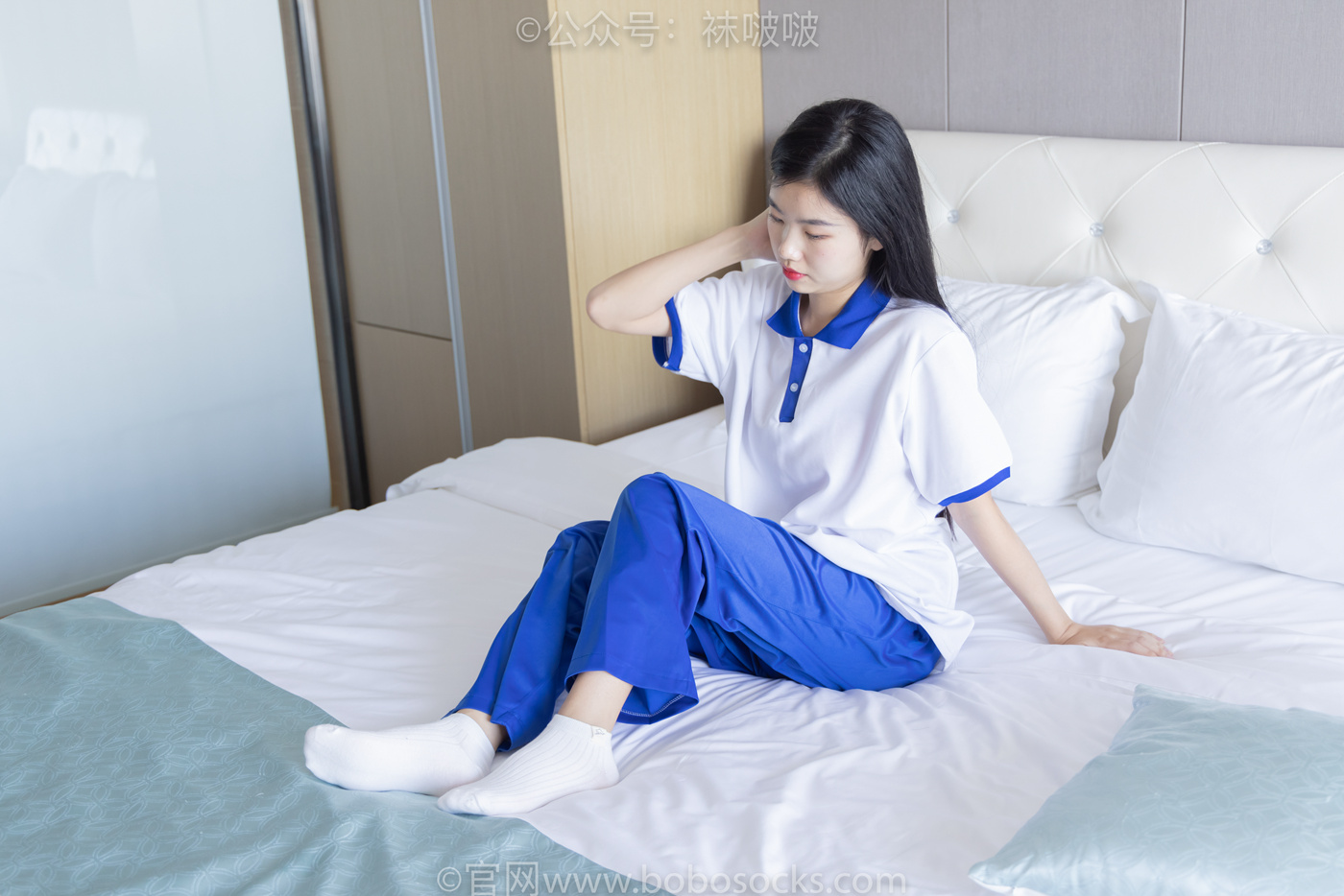 图片[150]-[BoBoSocks袜啵啵]NO.039 小奶熊-校服、vans帆布鞋、短白棉袜、裸足[154P] – 速更版-美库